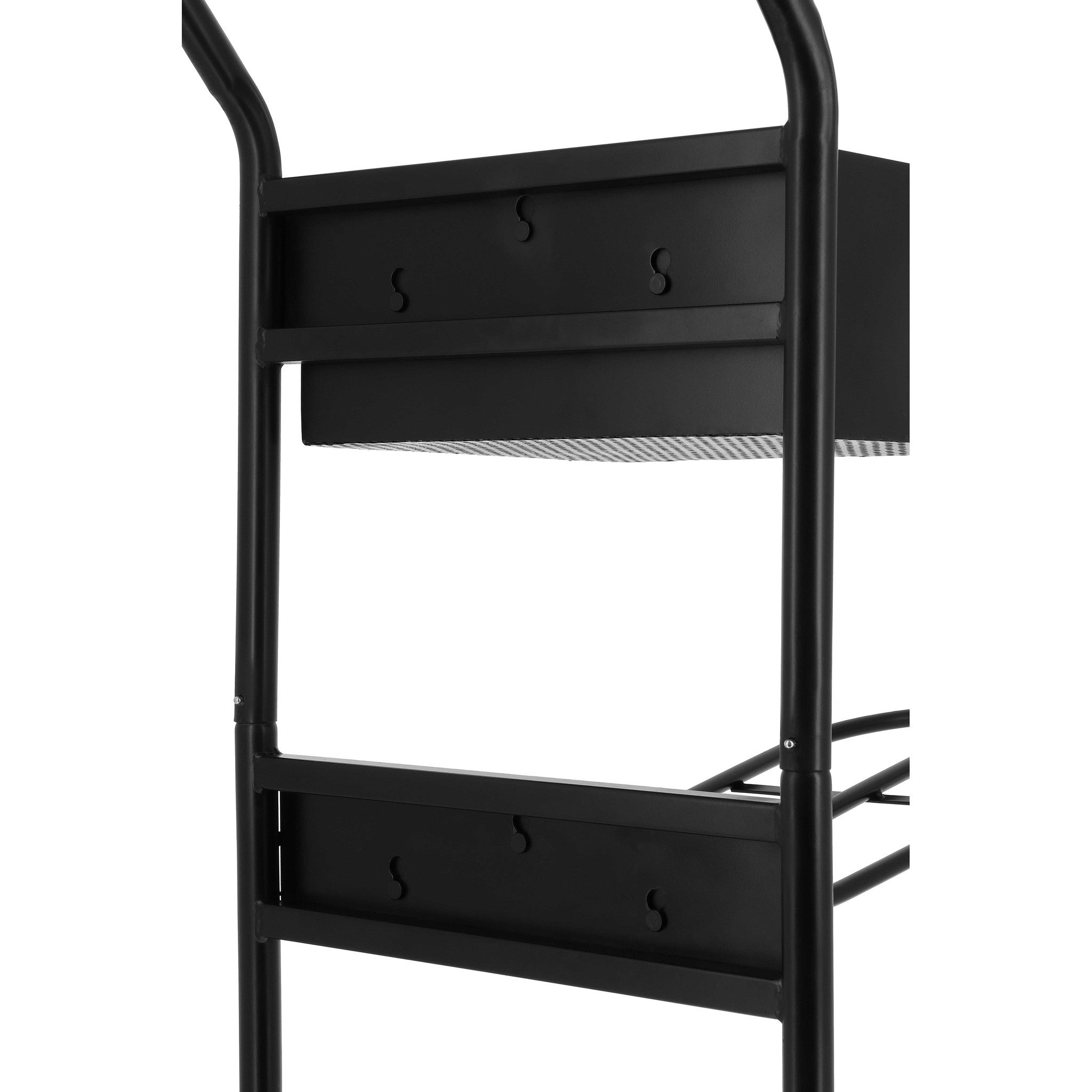 HIPPO-TONIC Short Saddle Trolley with Basket Black 704252002