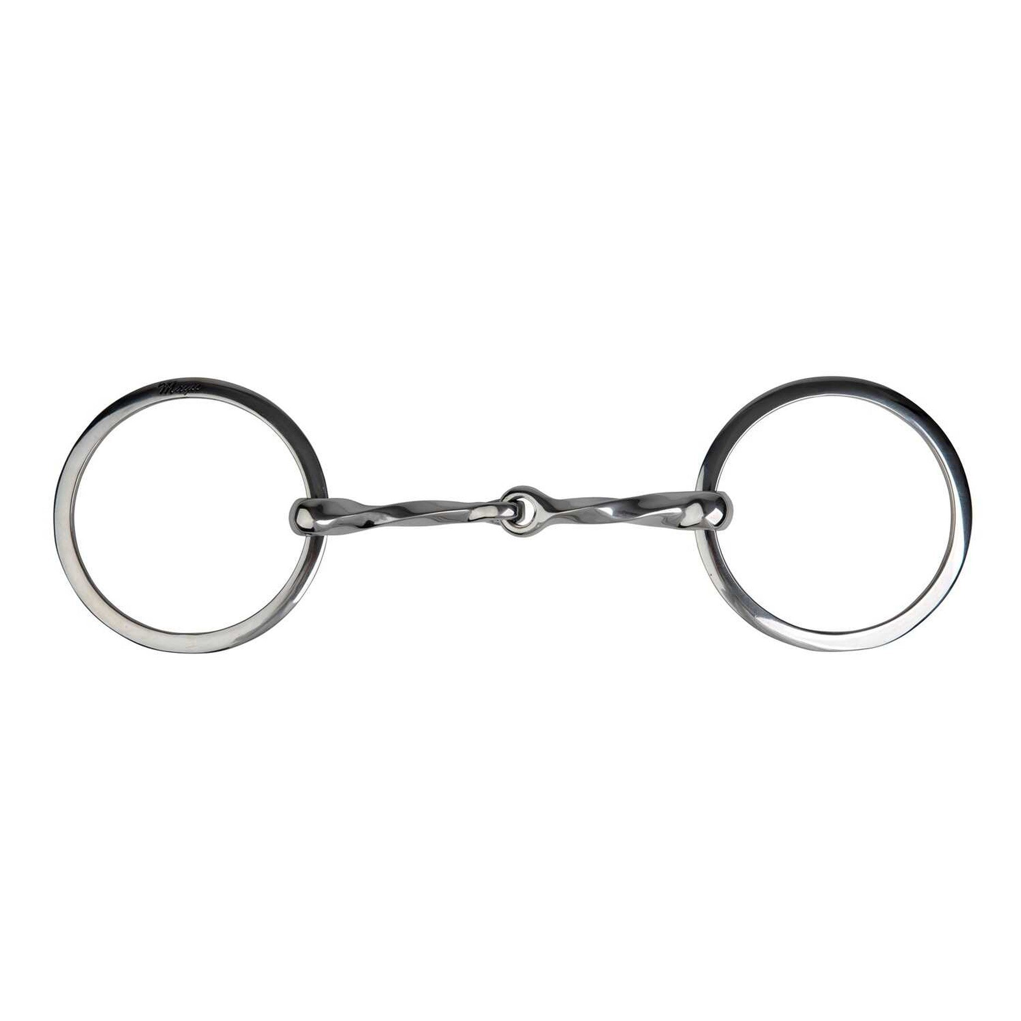 Metalab Magic System twisted Mouthpiece Ring Snaffle bit 590135135