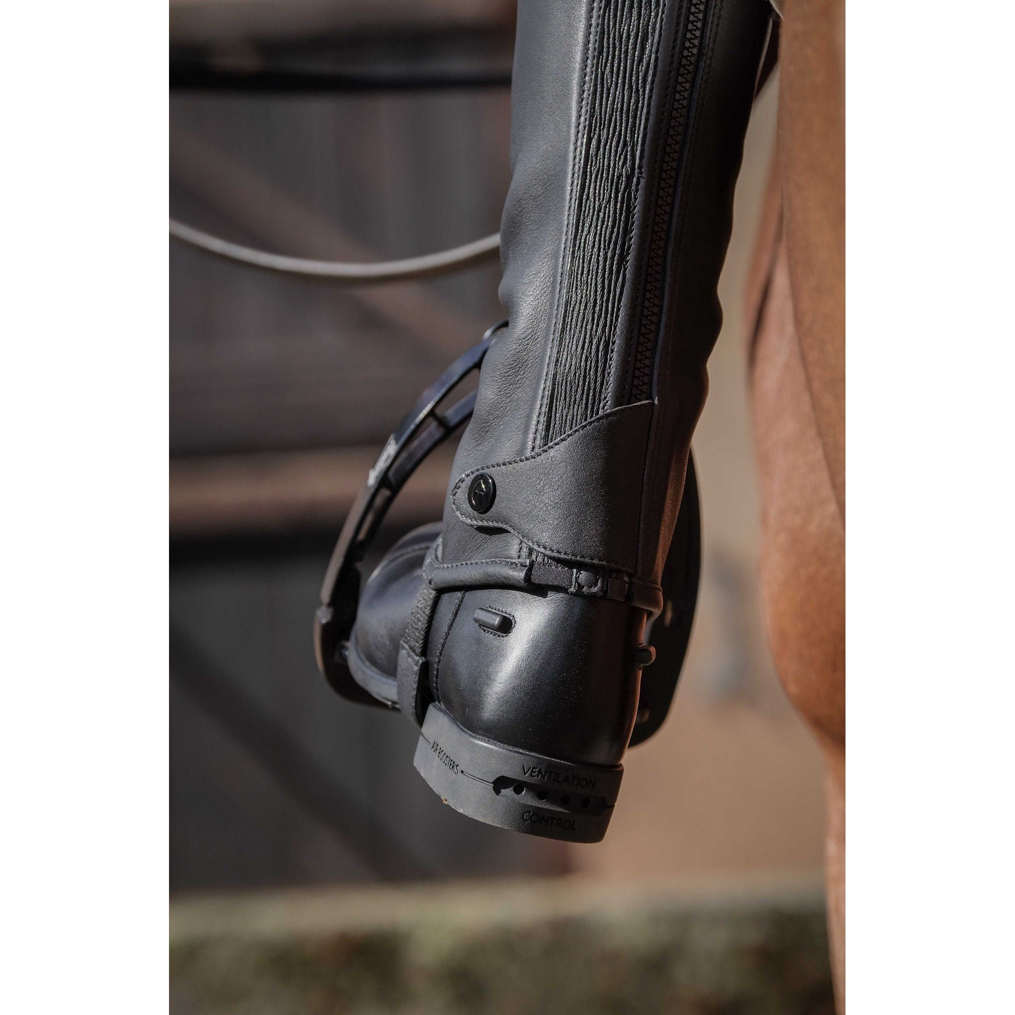 EQUITHÈME Elite half-chaps - Adult Black 913239221