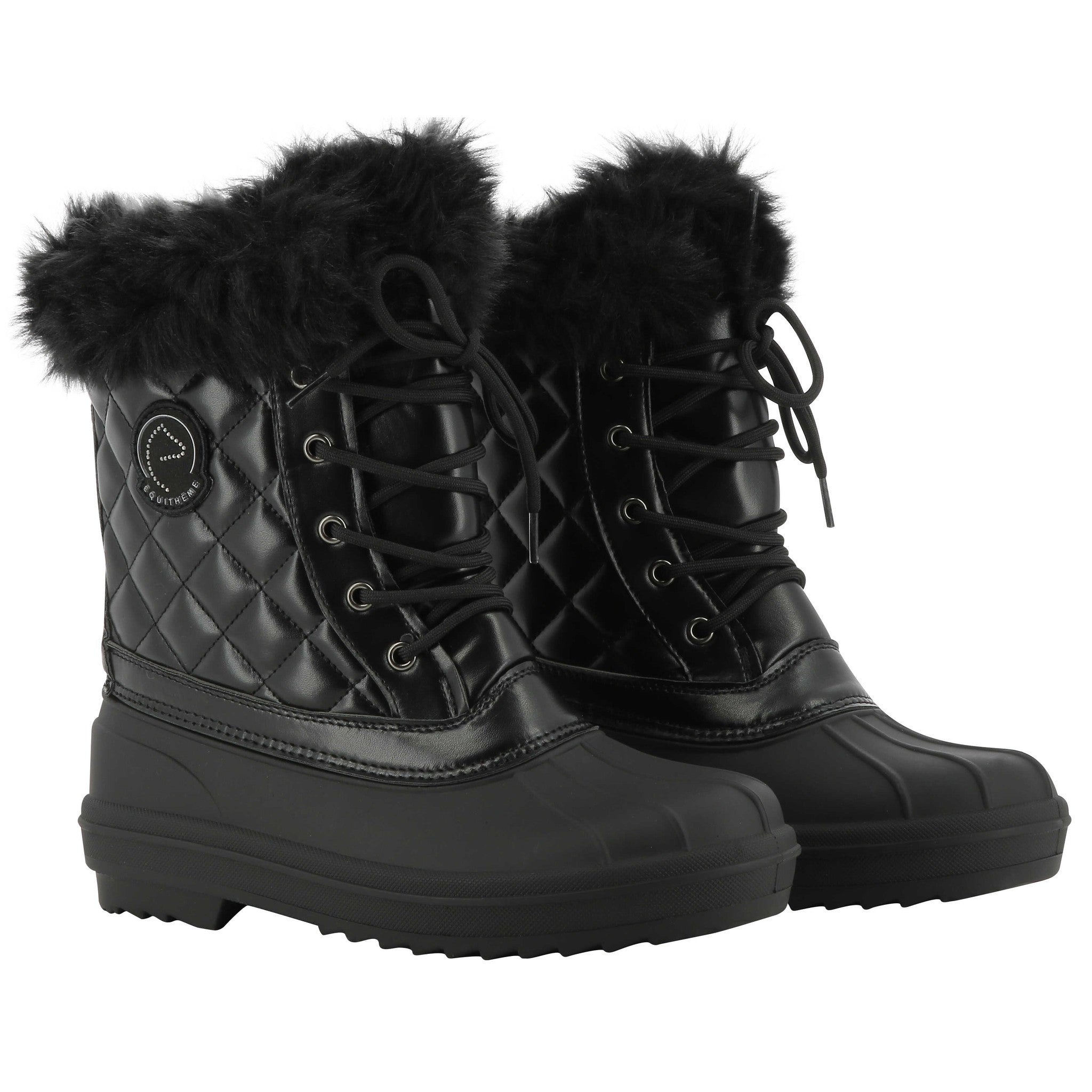 Je t'aime EQUITHÈME Winter Boots Black 914912238