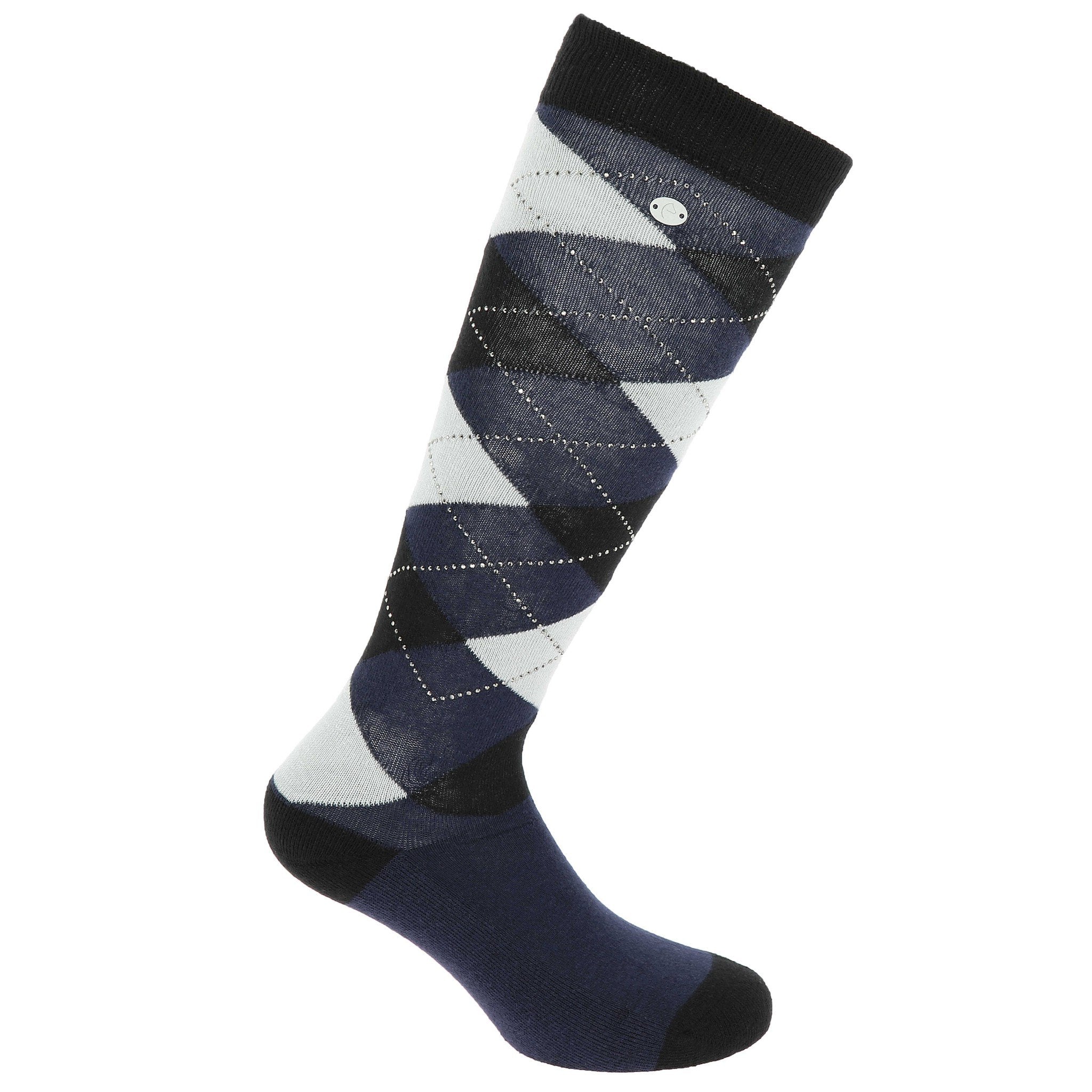 EQUITHÈME Girly Socks - Ladies Navy/light blue 986429712