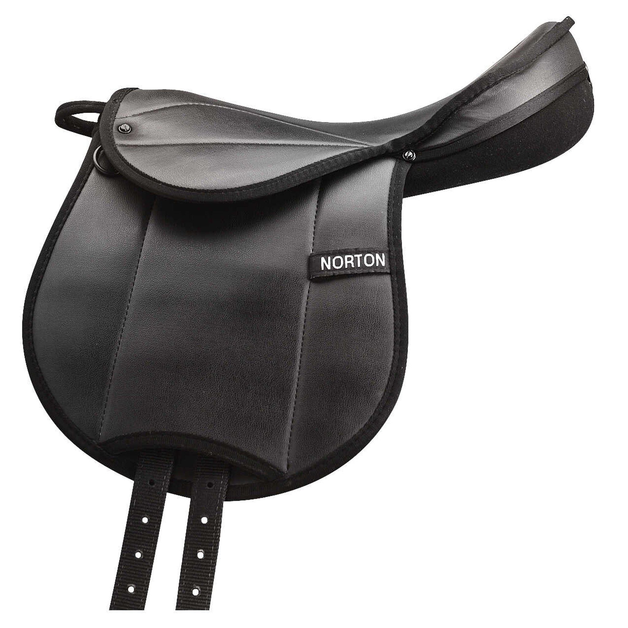 NORTON "Rexine" junior educative saddle Black 117007