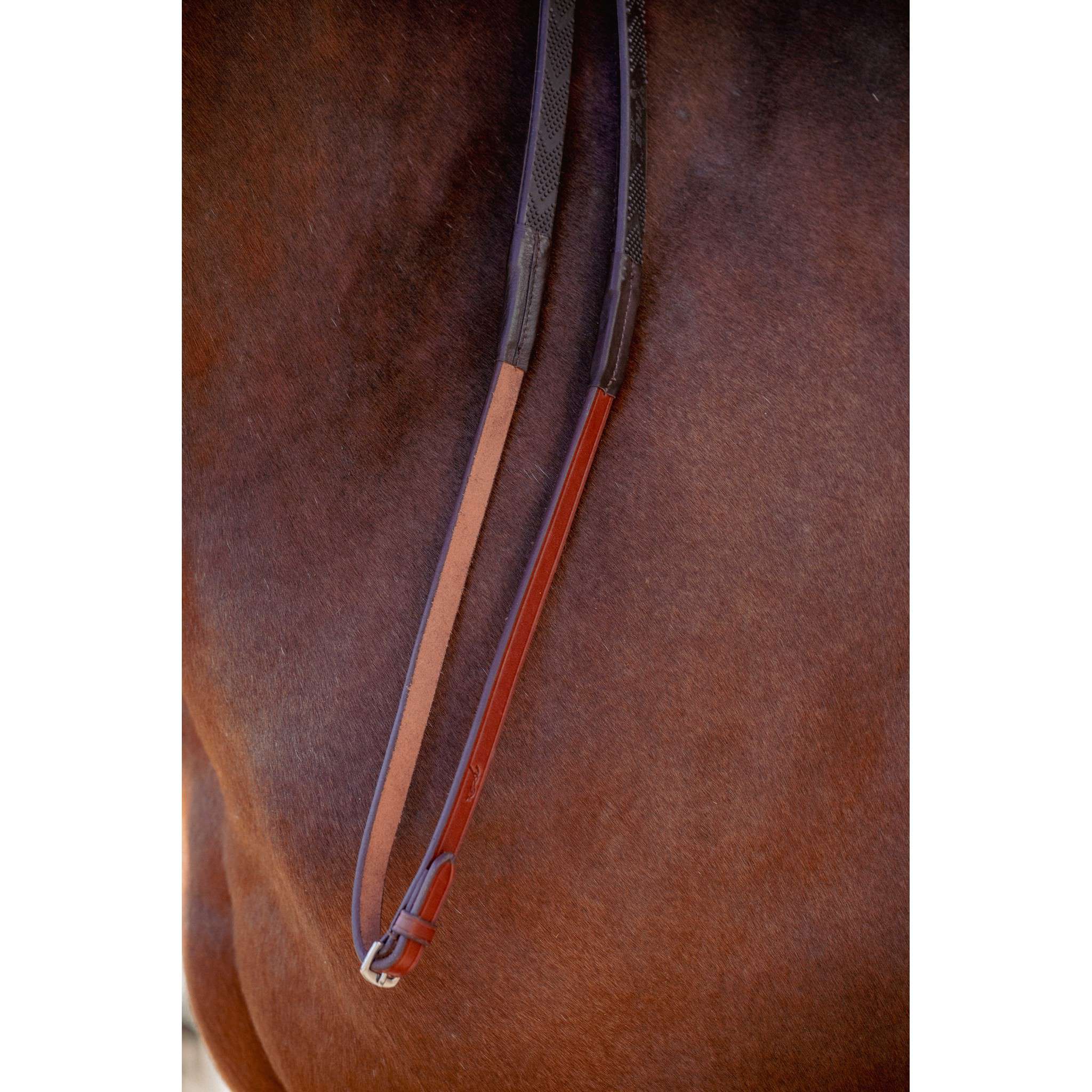 Pénélope US rubber reins Chestnut 301635317
