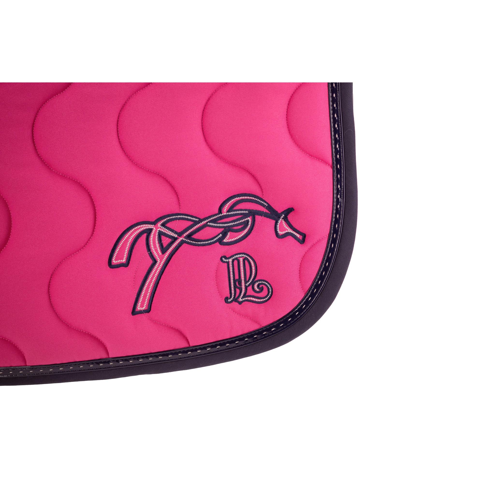 Pénélope Team Saddle Pad - All purpose Fuchsia/navy blue 204801327
