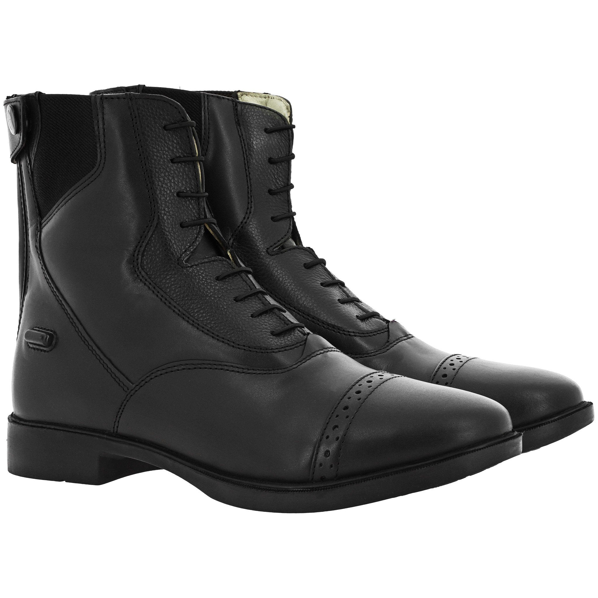 EQUITHÈME Confort extreme boots with laces Black 914074239