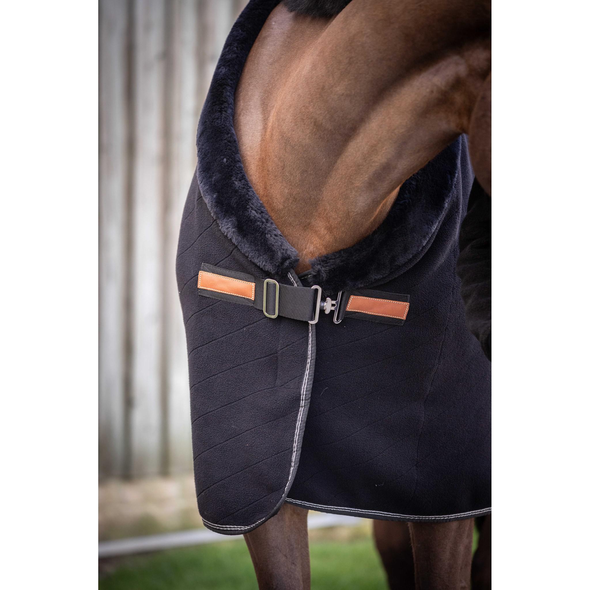 Paddock Sports Diagonal Polar Fleece Sheet Black 400037263