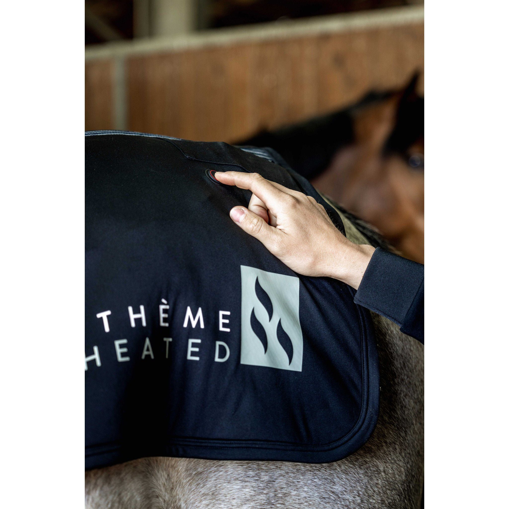 EQUITHÈME Heated Back Cover Black 981500202