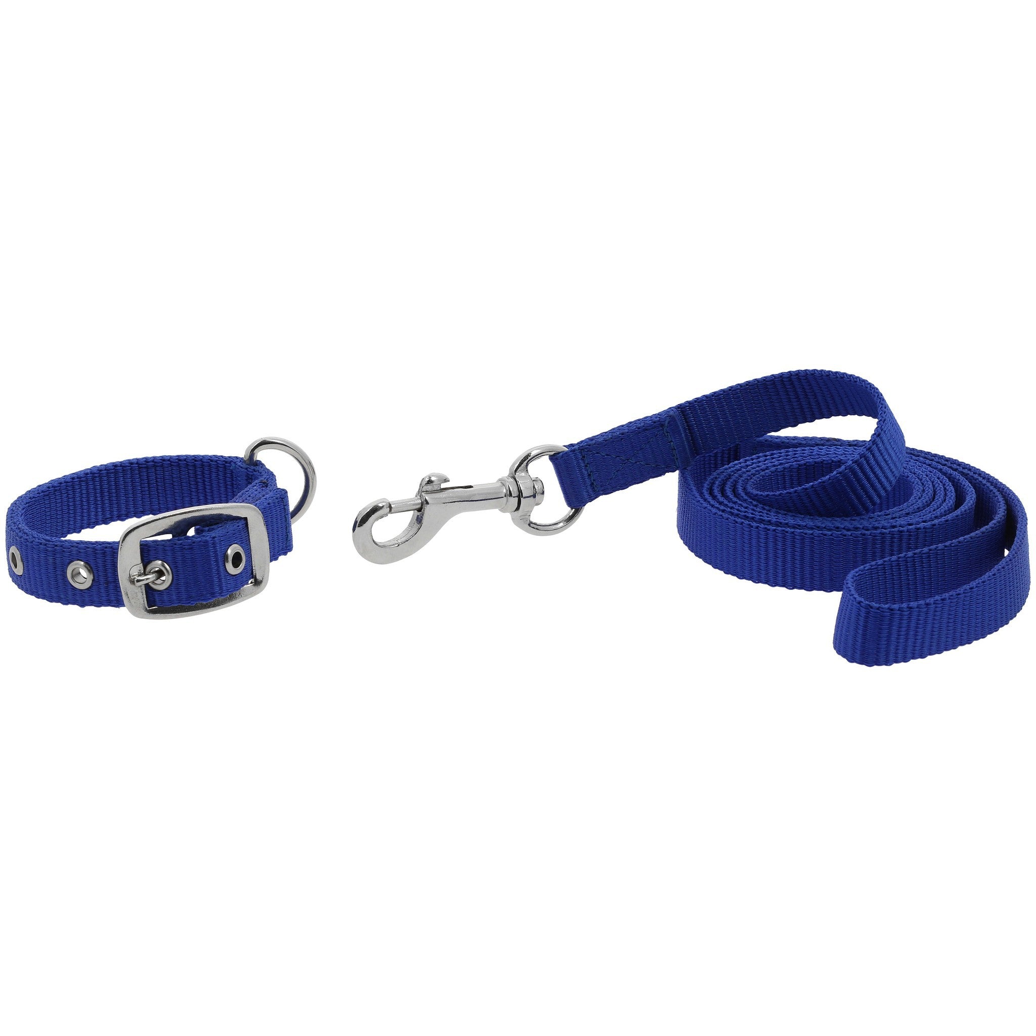 Riding World Oscar Collar + Leash Royal blue 409057630