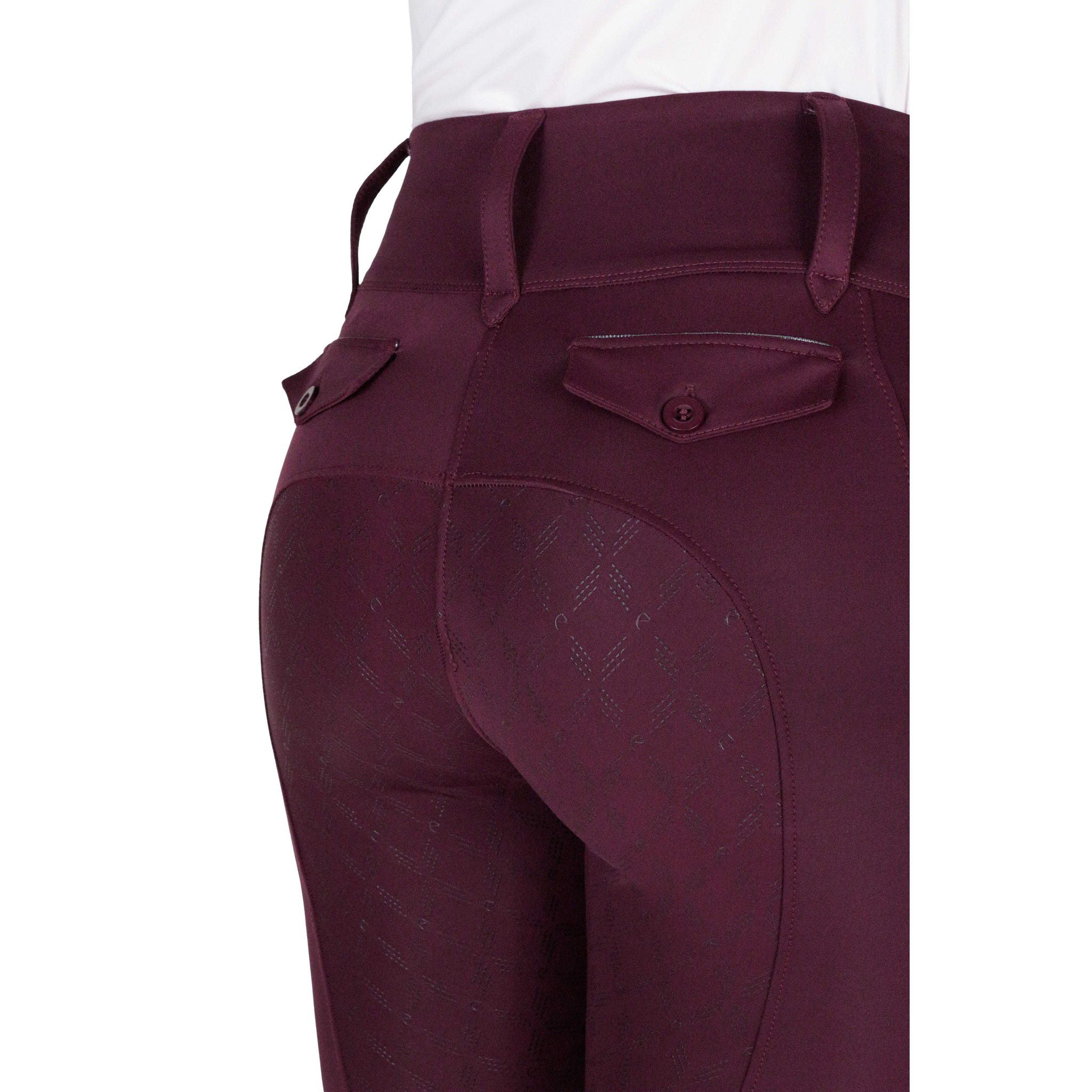 EQUITHÈME Alizé Full-Seat Leggings - Ladies Plum 979167336