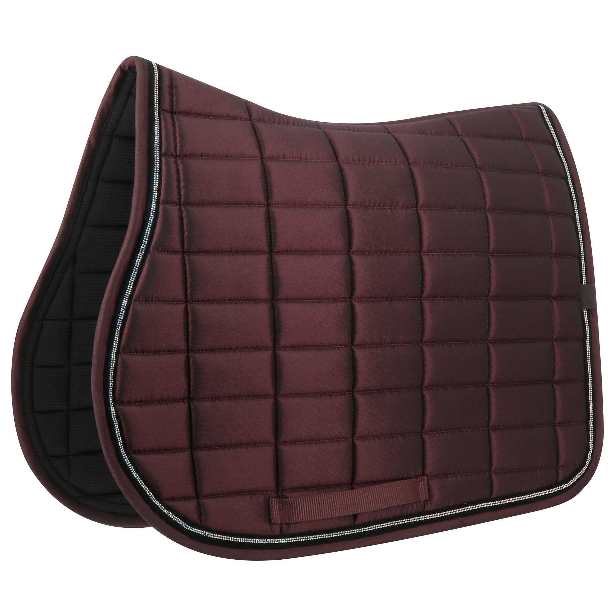 EQUITHÈME Domino All-Purpose Saddle Pad Burgundy - 204782033_packshot_1