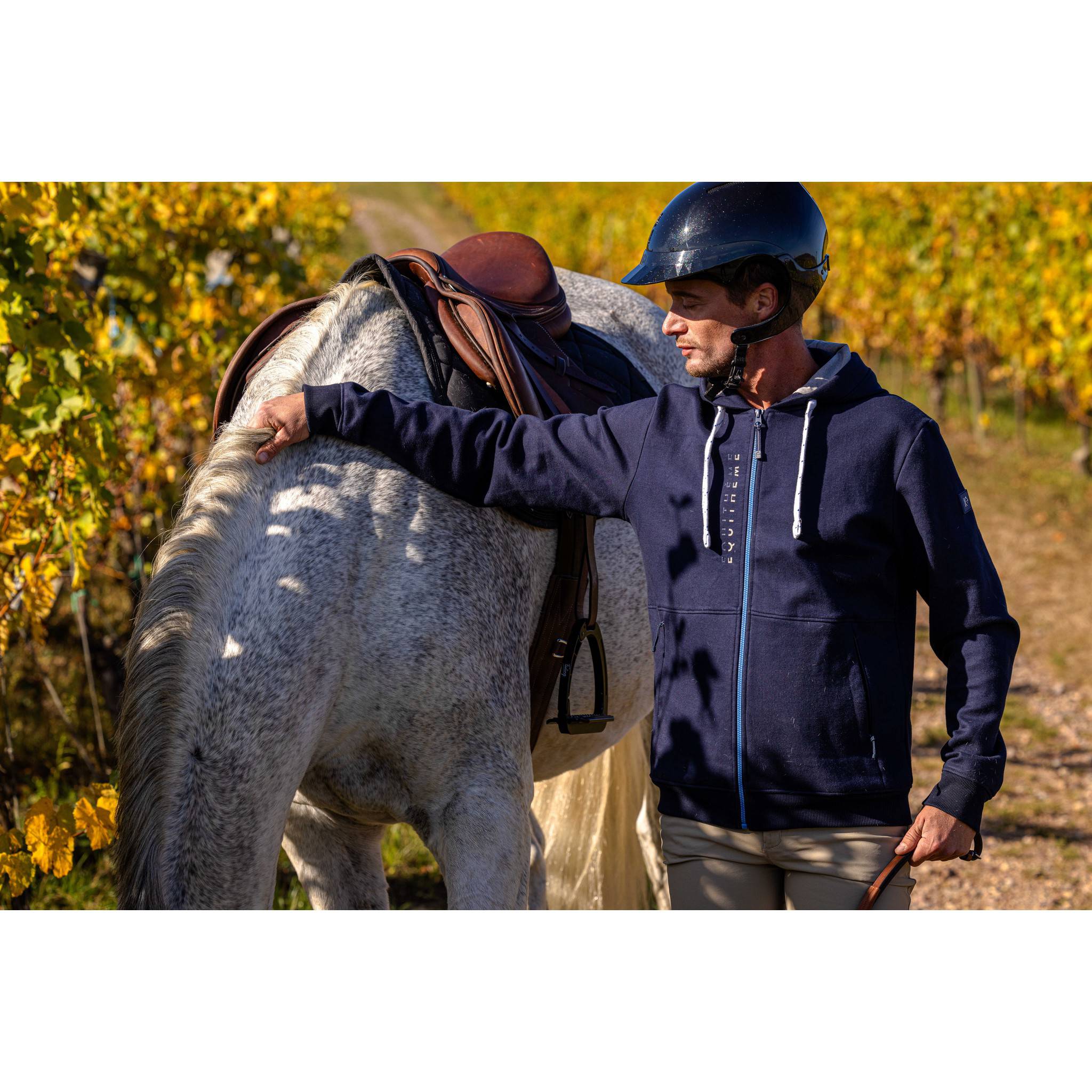 EQUITHÈME Hervé Sweatshirt - Men Navy blue 963212073