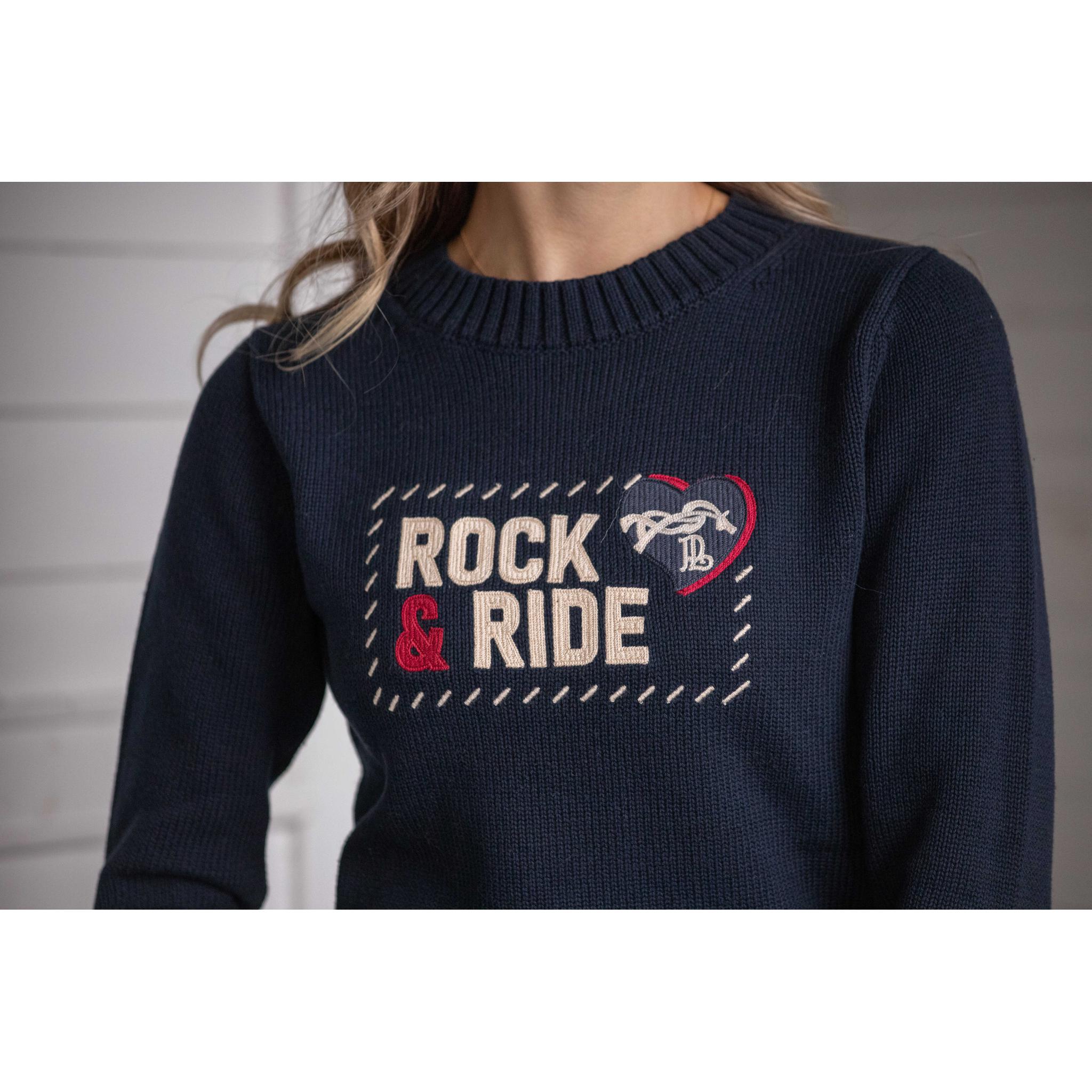 Penelope Florida Sweater - Women Navy blue - 966002071_ambi_3