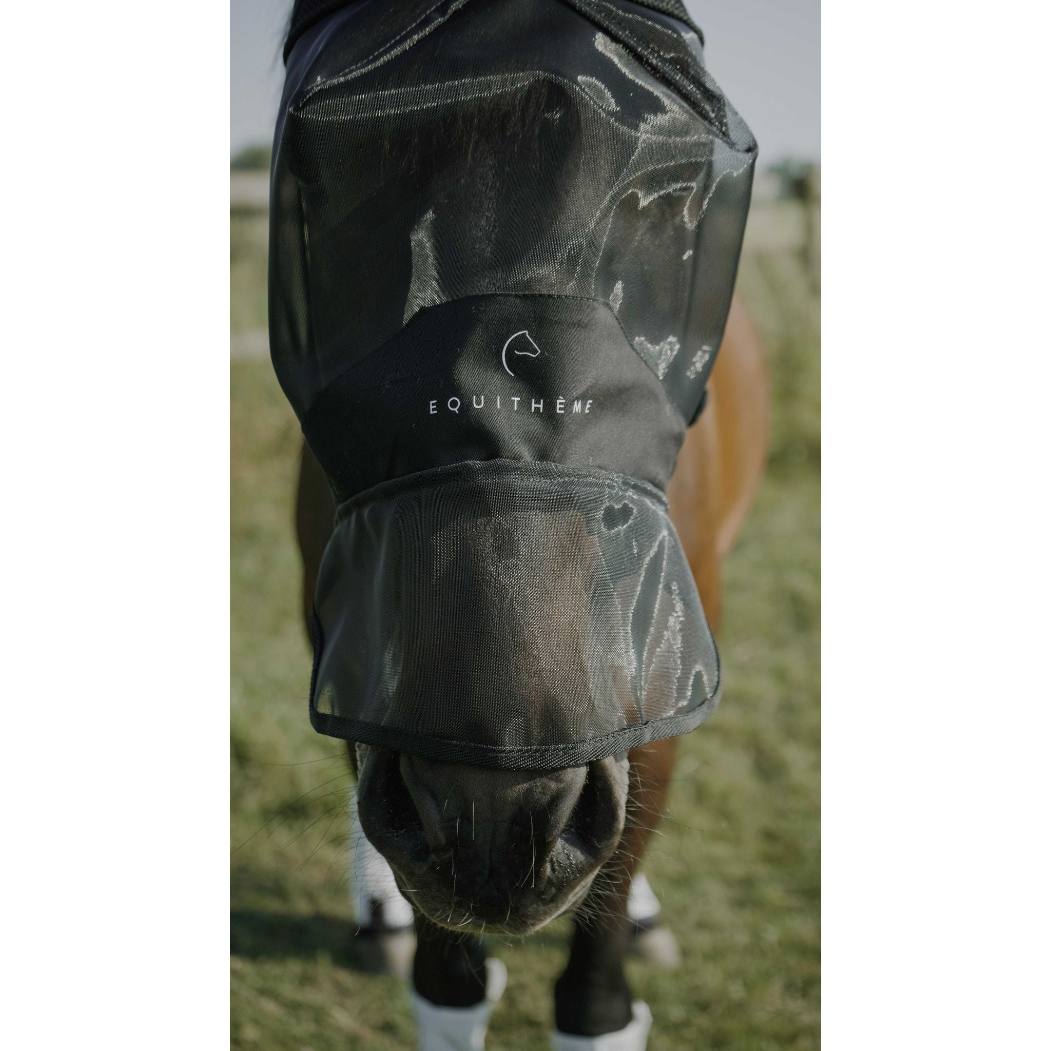 EQUITHÈME Mesh Anti UV Fly Mask + Nose Black 306026203