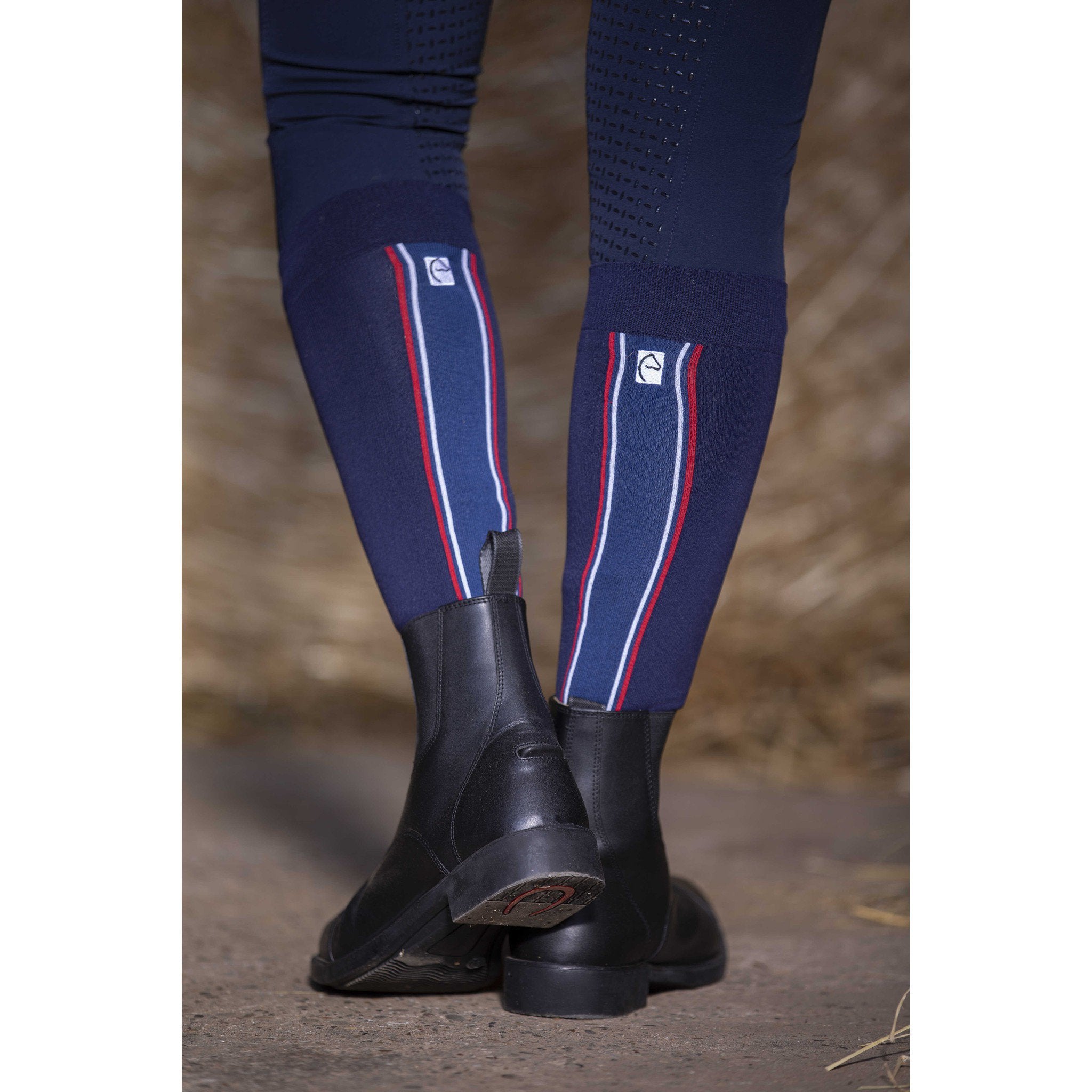 EQUITHÈME Classic Tricolore Socks Navy blue 986414007