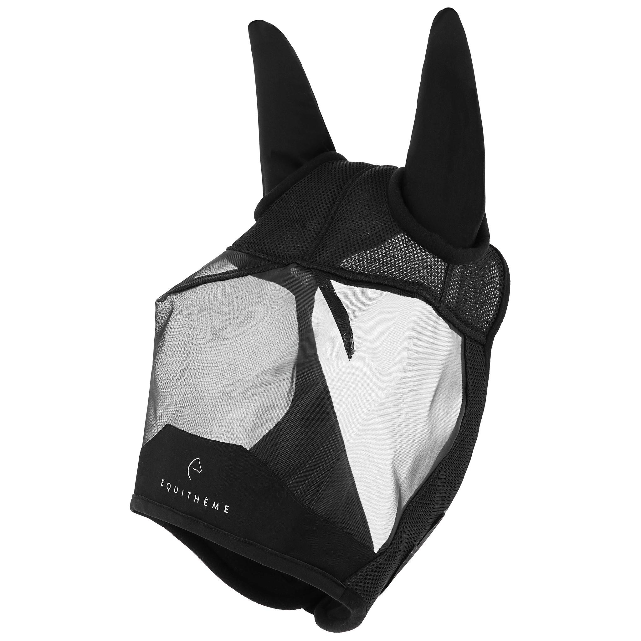 EQUITHÈME Mesh UV Protection Fly Mask Black 306025203