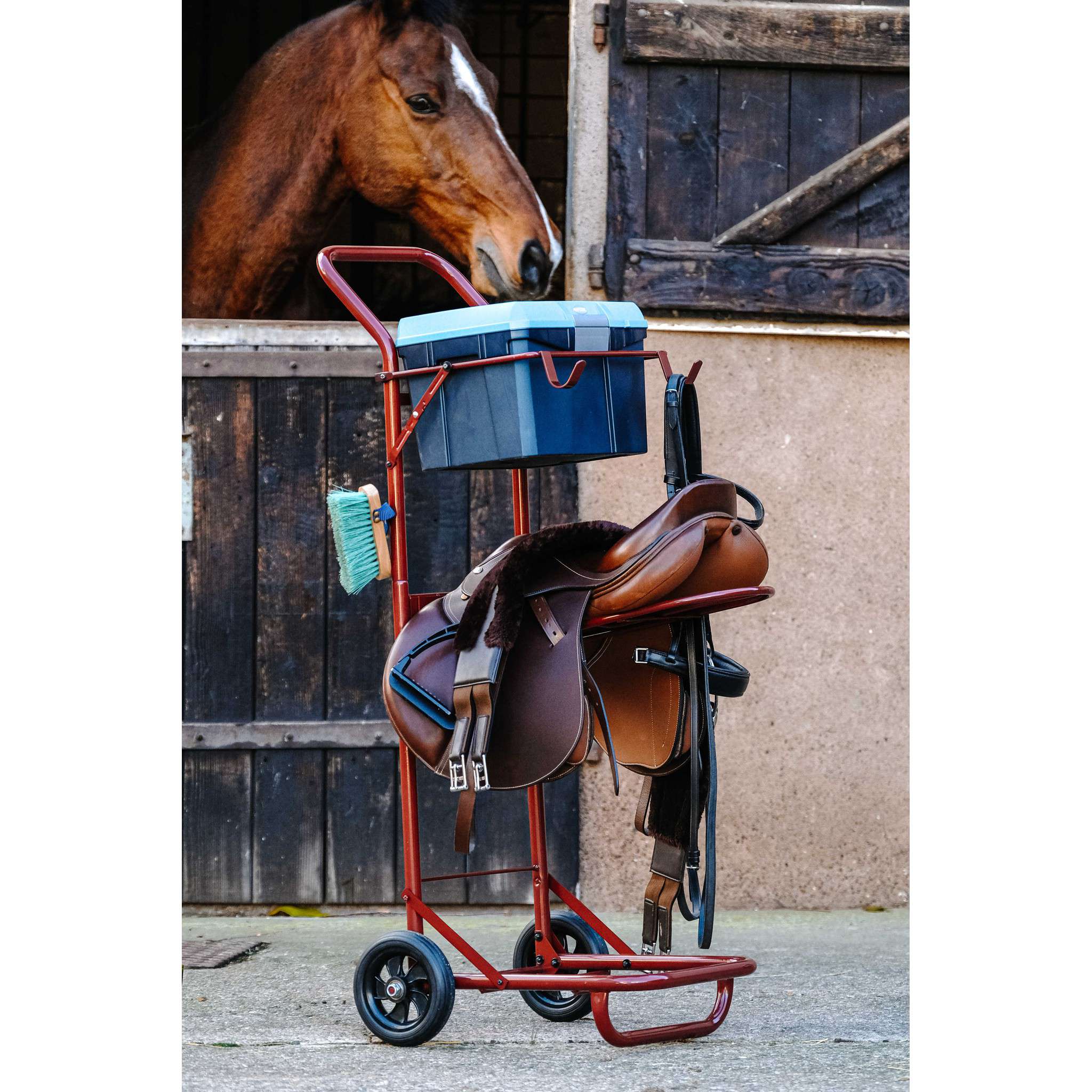 Hippo-Tonic Tack trolley Burgundy 704229033