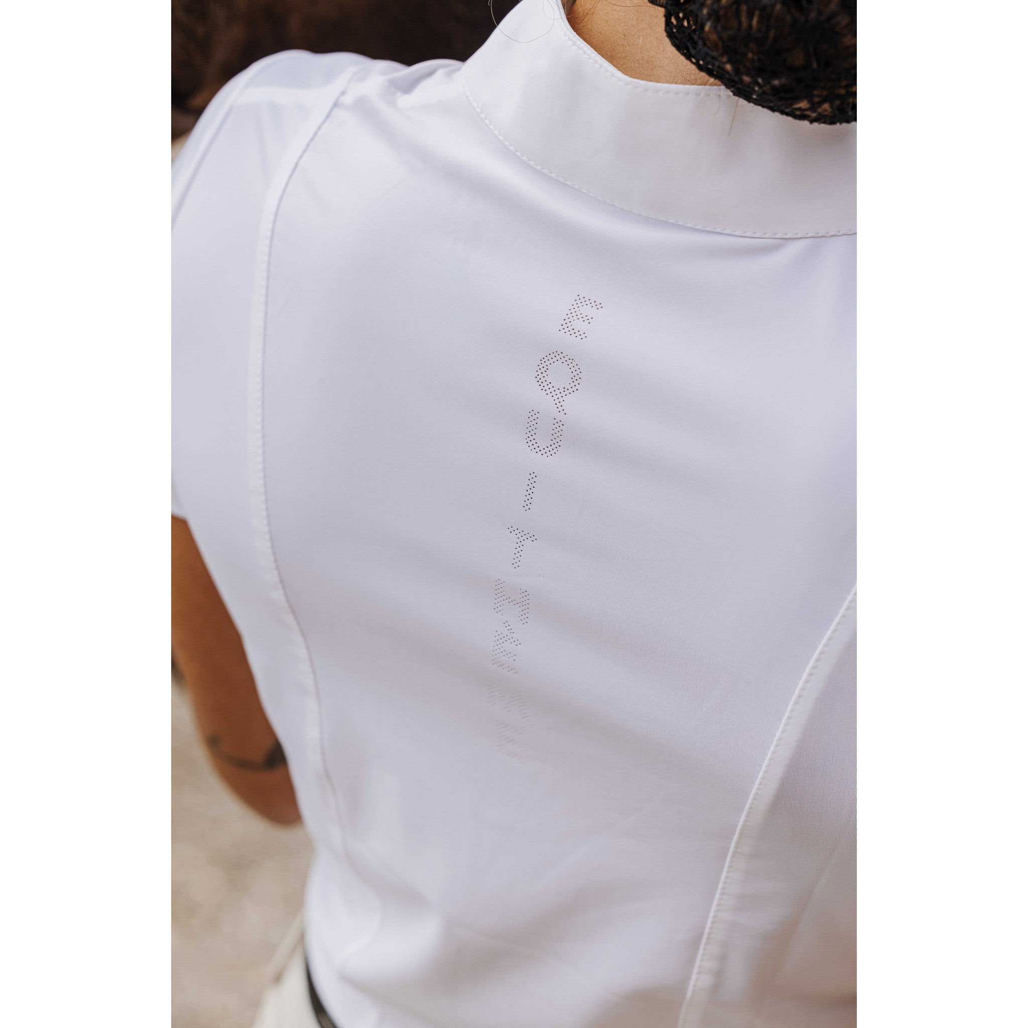 EQUITHÈME Tokyo Show Polo Shirt - Ladies White 962117011