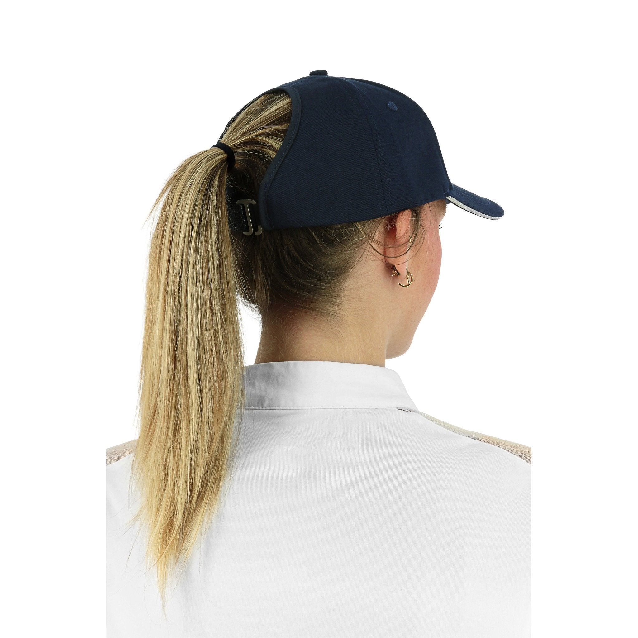 EQUITHÈME "I Love You" Cap - Ponytail Design Navy blue - 985163007_packshot_2