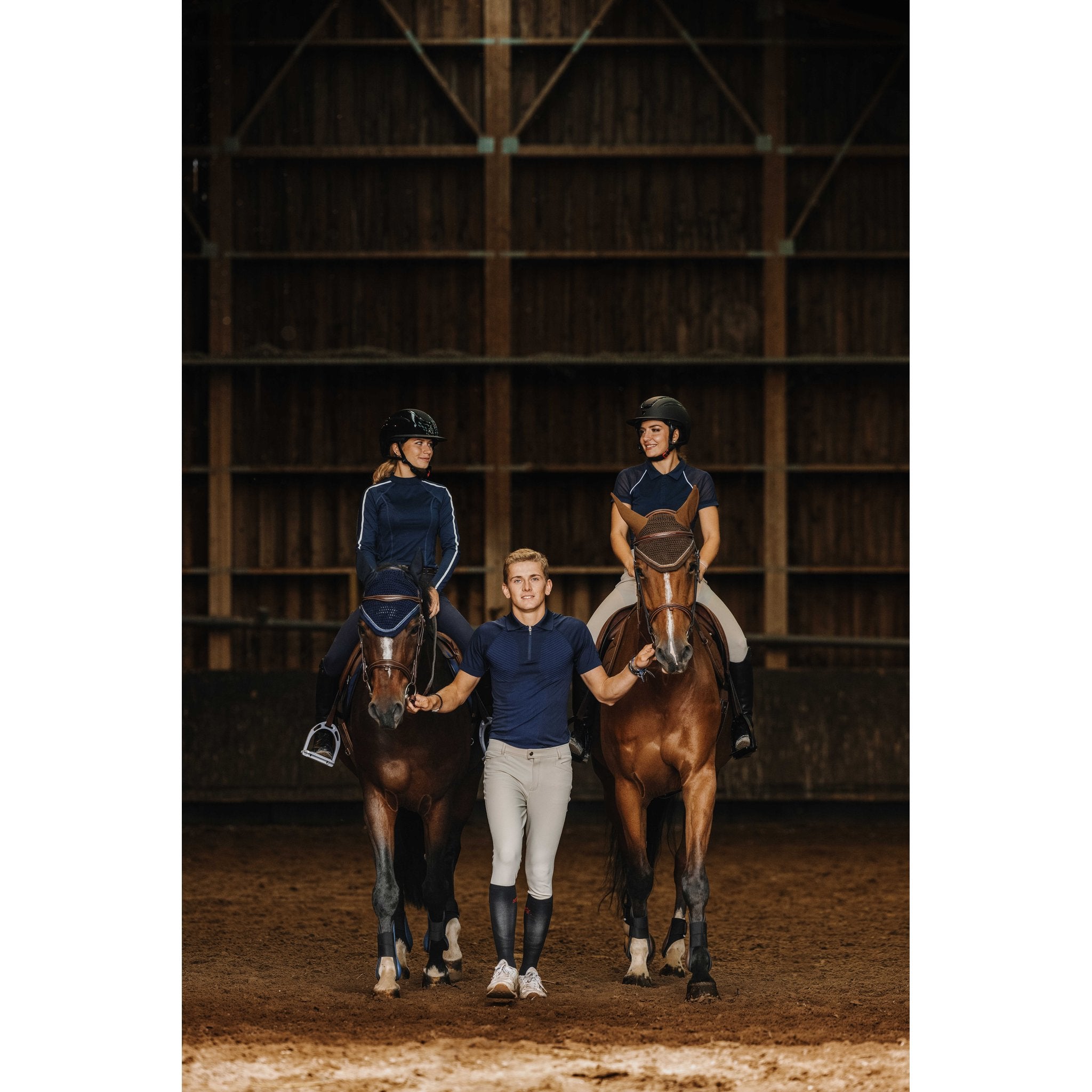 EQUITHÈME Originals Mélodie T-Shirt - Women - Navy blue - 963075071_ambi_18