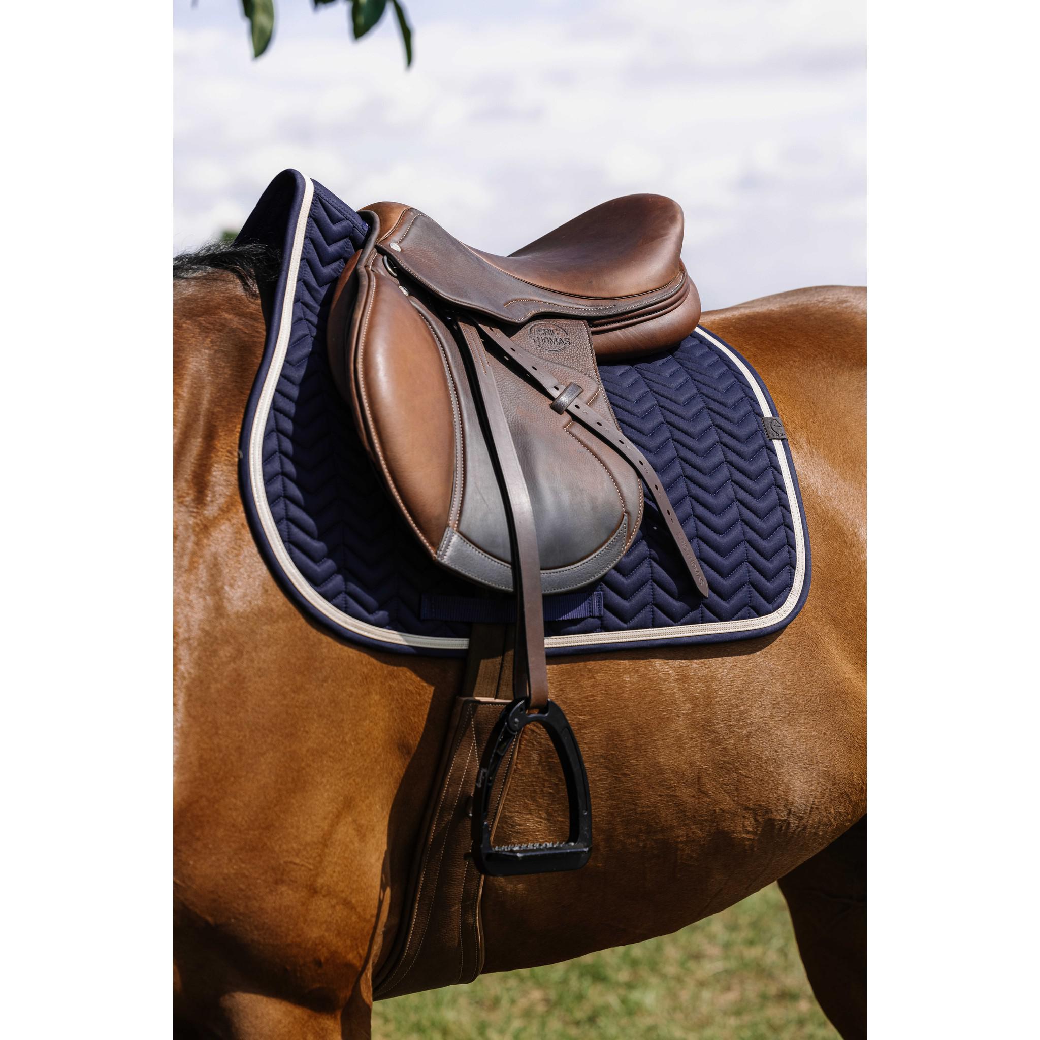 EQUITHÈME Softypop Saddle Pad - All purpose Navy blue 204003007