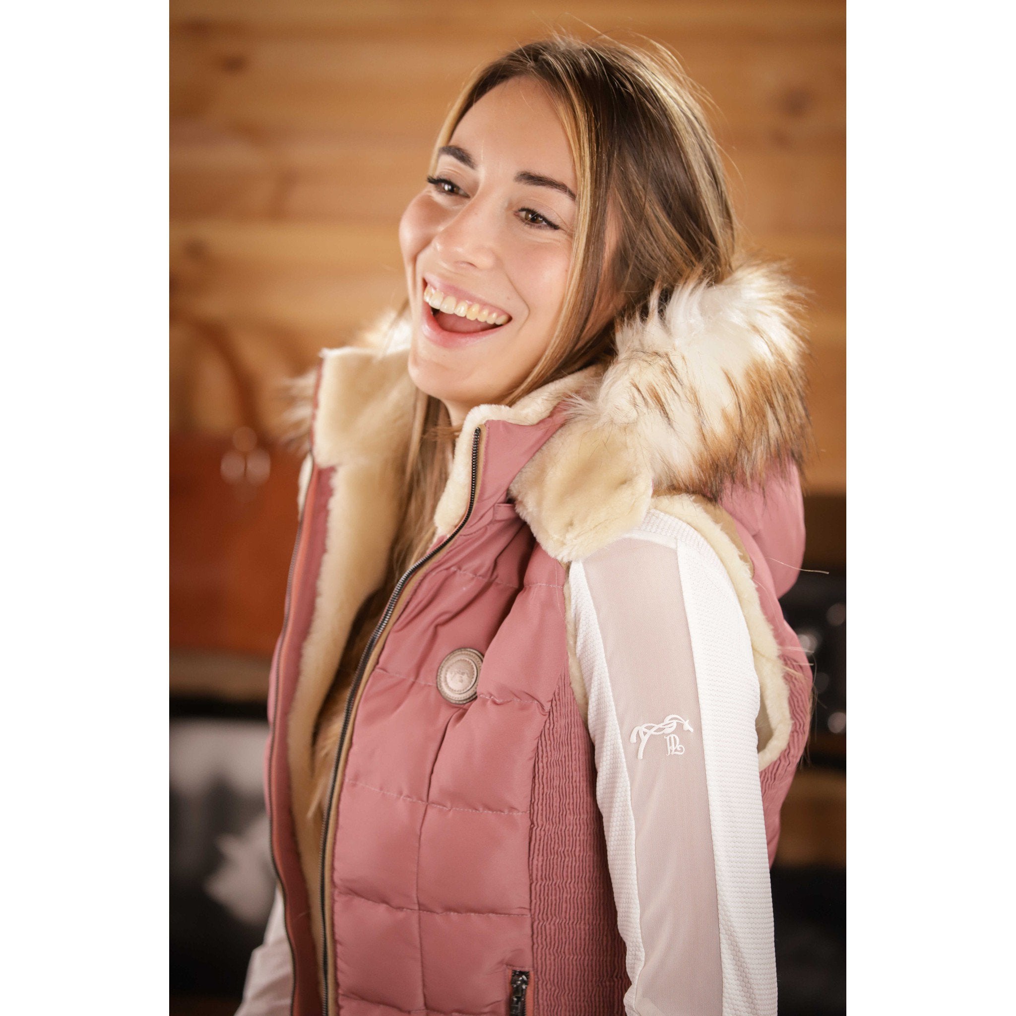 Pénélope New Roge Padded Jacket - Ladies Antique pink 978806160