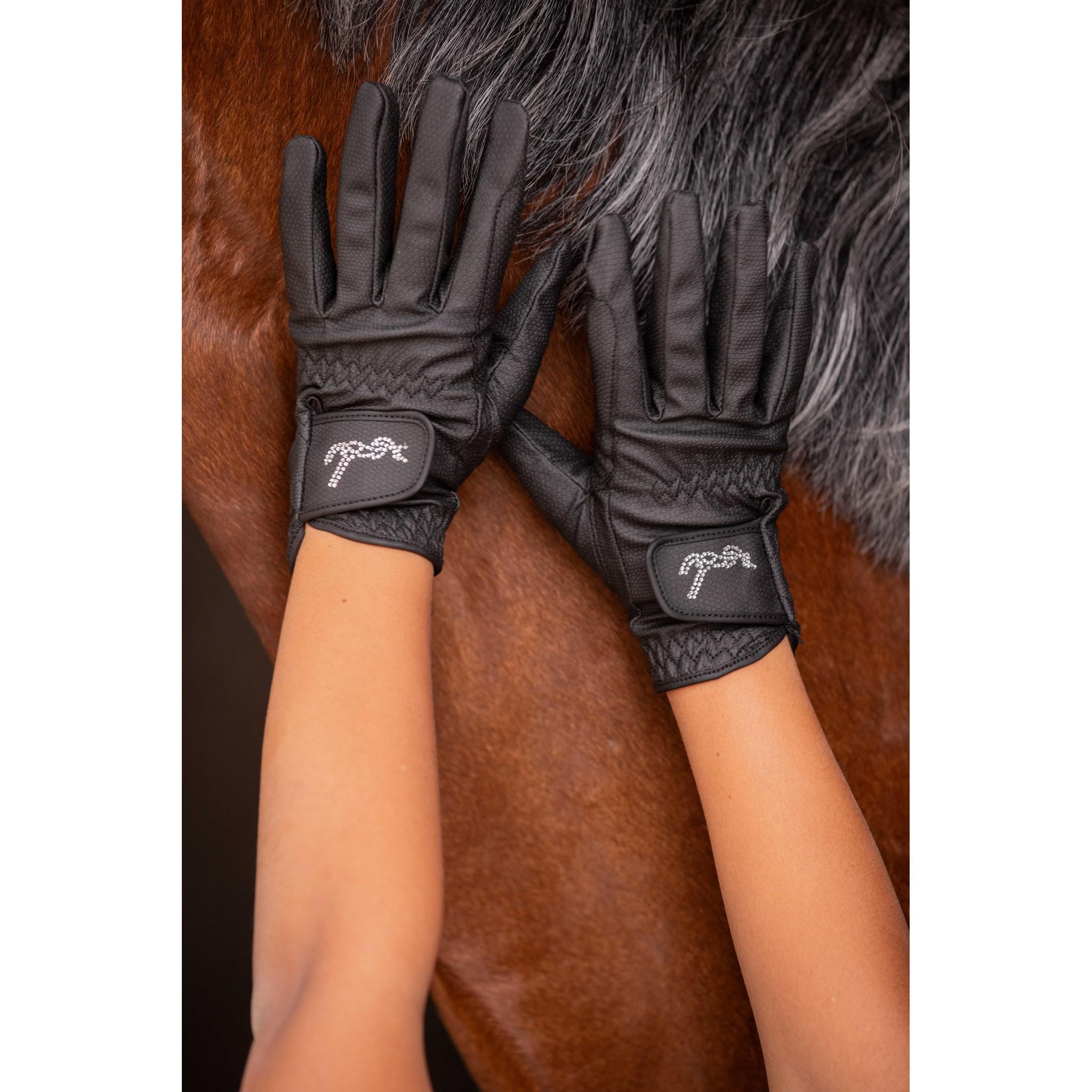Eden by Pénélope Prisma Gloves - Children Black 980652255