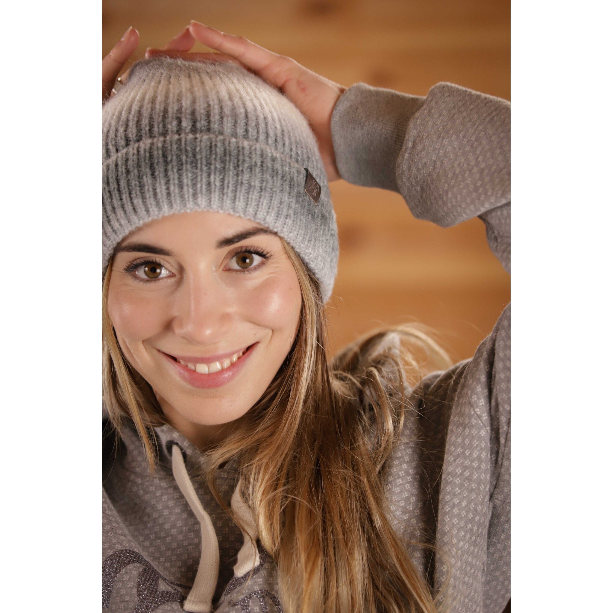 Pénélope Mila Beanie Chiné grey 985811011