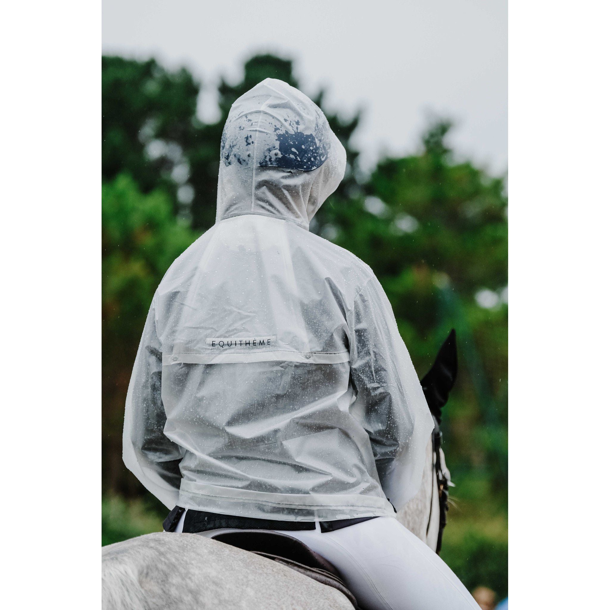 EQUITHÈME Saigon Raincoat - Adult Transparent 965031002