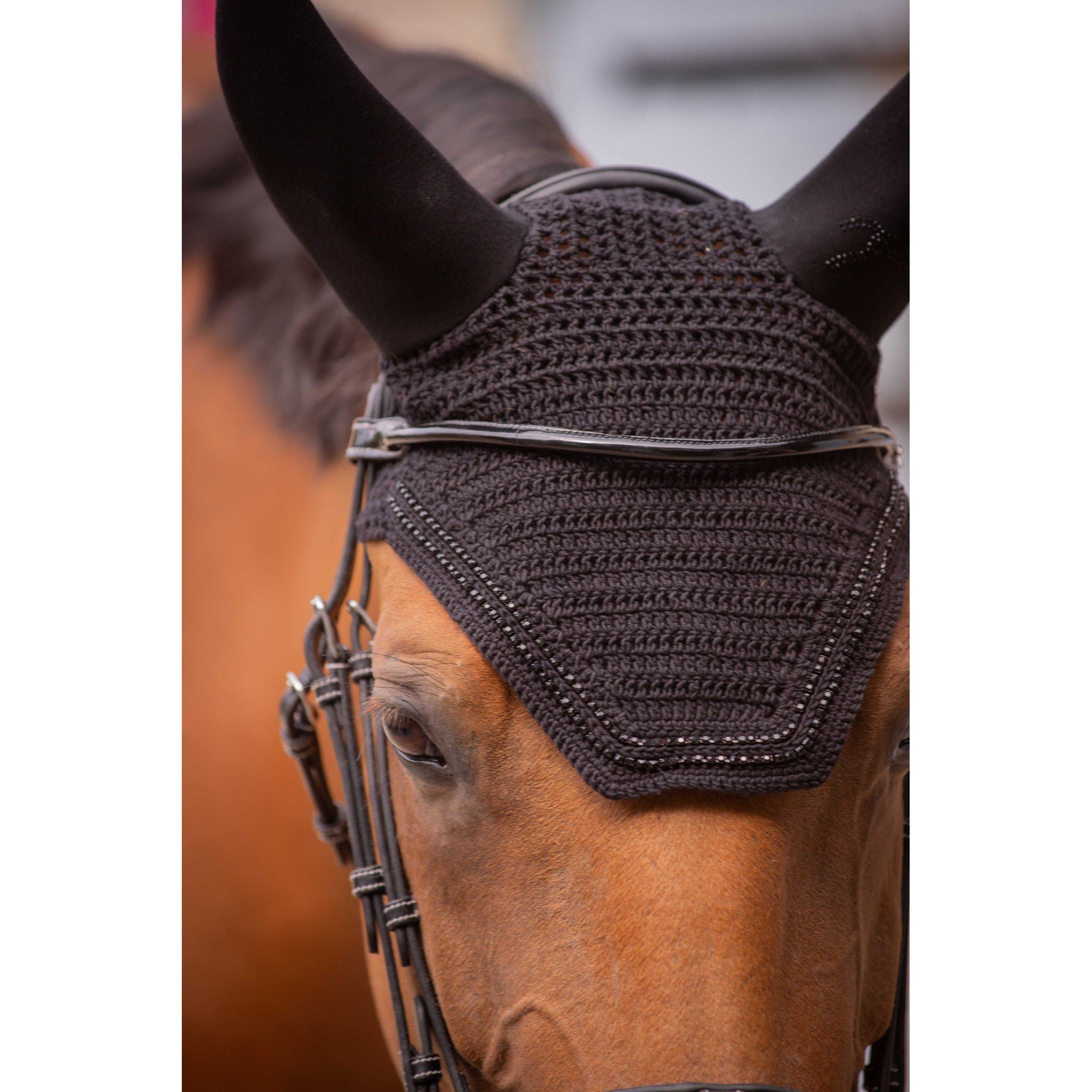 Pénélope Soundless Strass Fly Veil Black 306893002