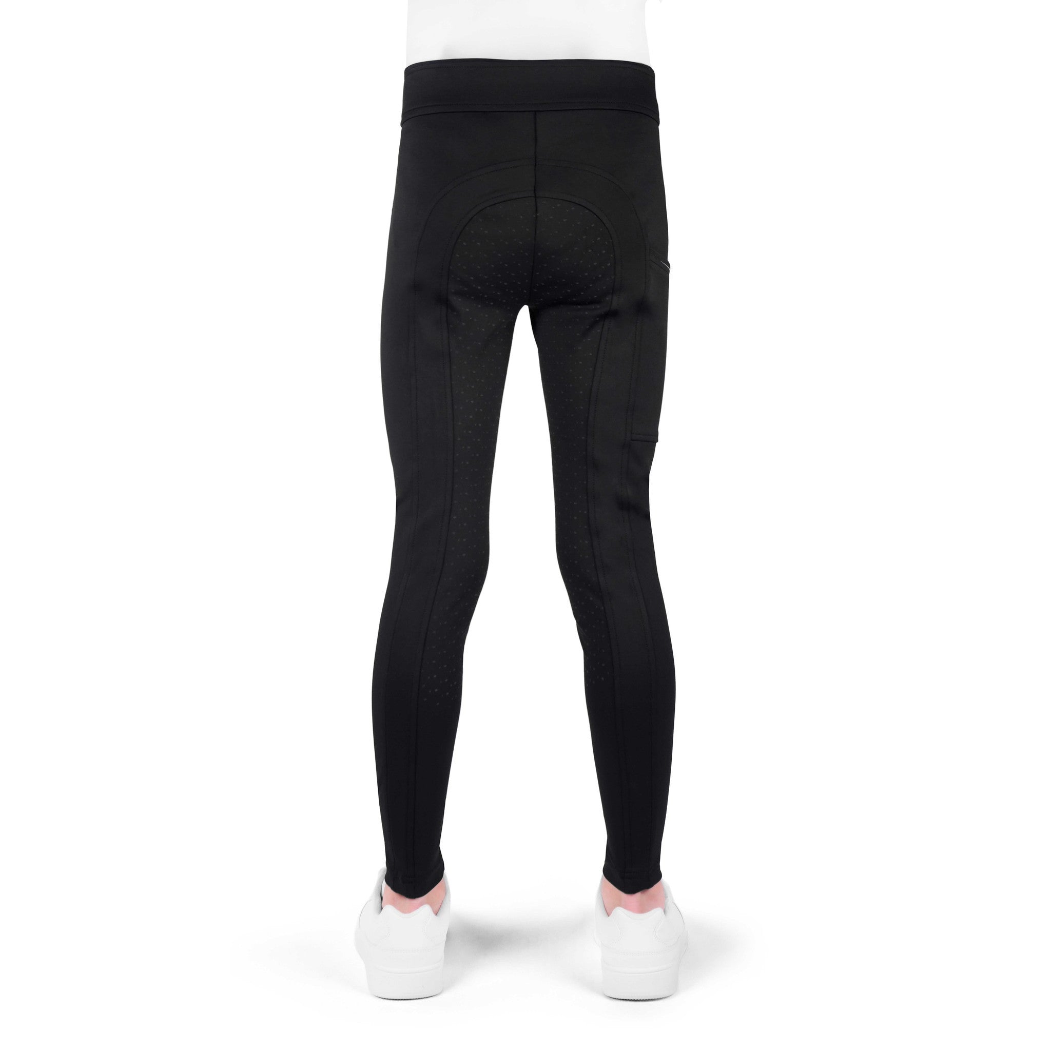 EQUITHÈME Birdy Silicone Full Seat Leggings - Kids Black 979172210