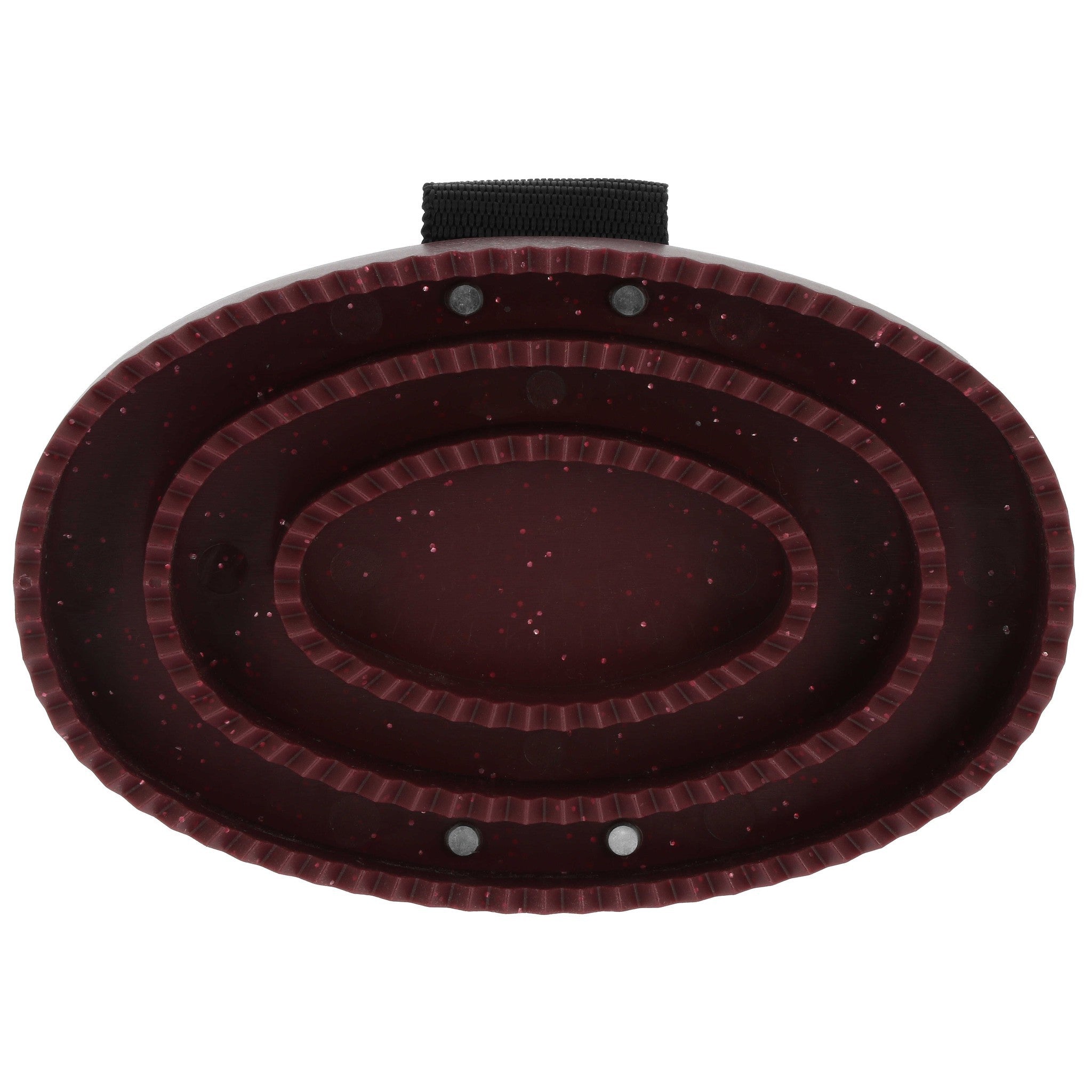 Hippo-Tonic Glitter Curry Comb Burgundy 311051133