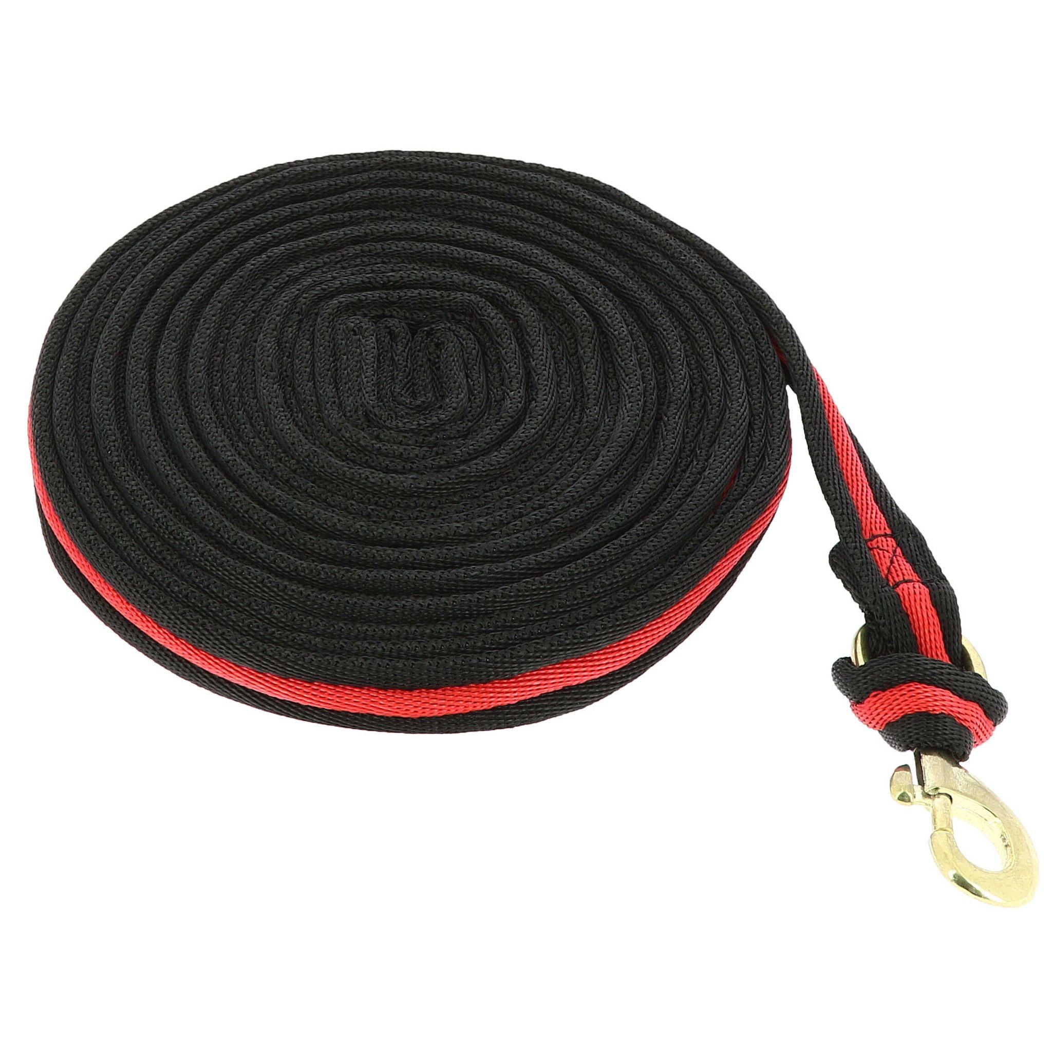 Norton Padded Lunging rein Black/red 520108203