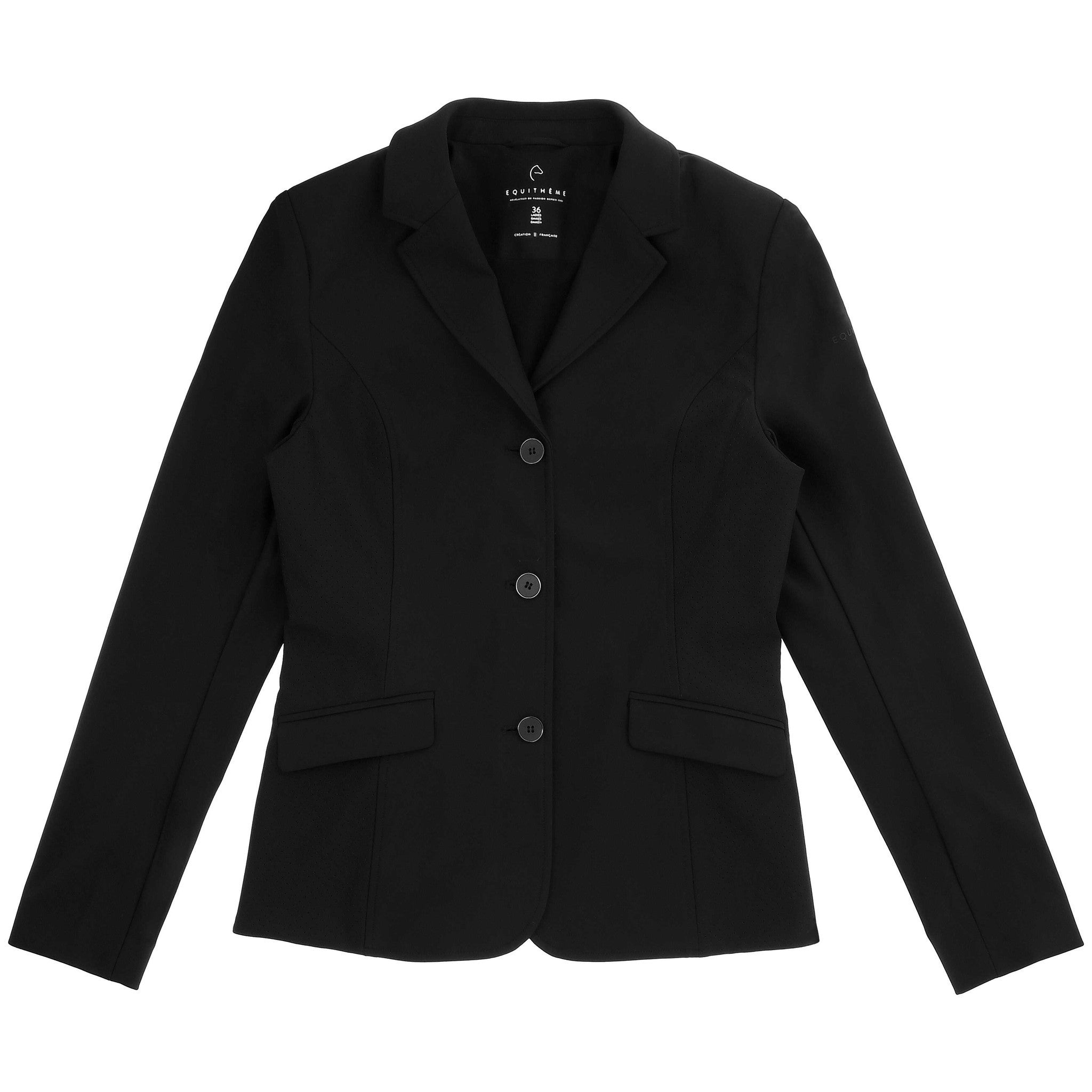 EQUITHÈME Nancy Show Jacket - Ladies Black 988527236