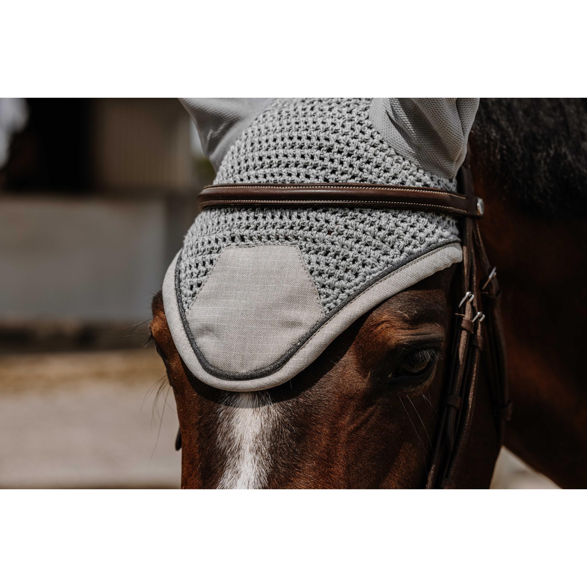 EQUITHÈME Chic fly veil Light grey 306880021