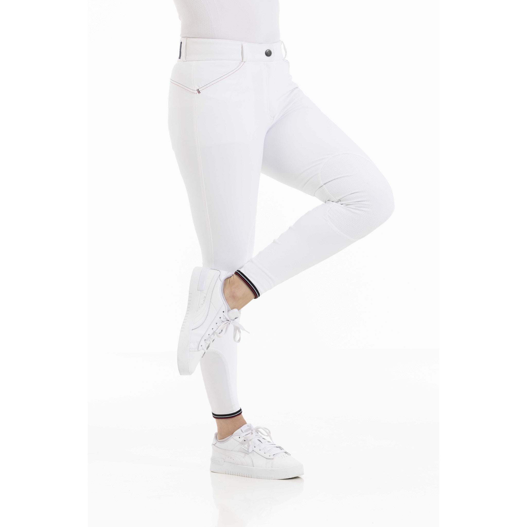EQUITHÈME Yolande Breeches - Ladies White 979367136