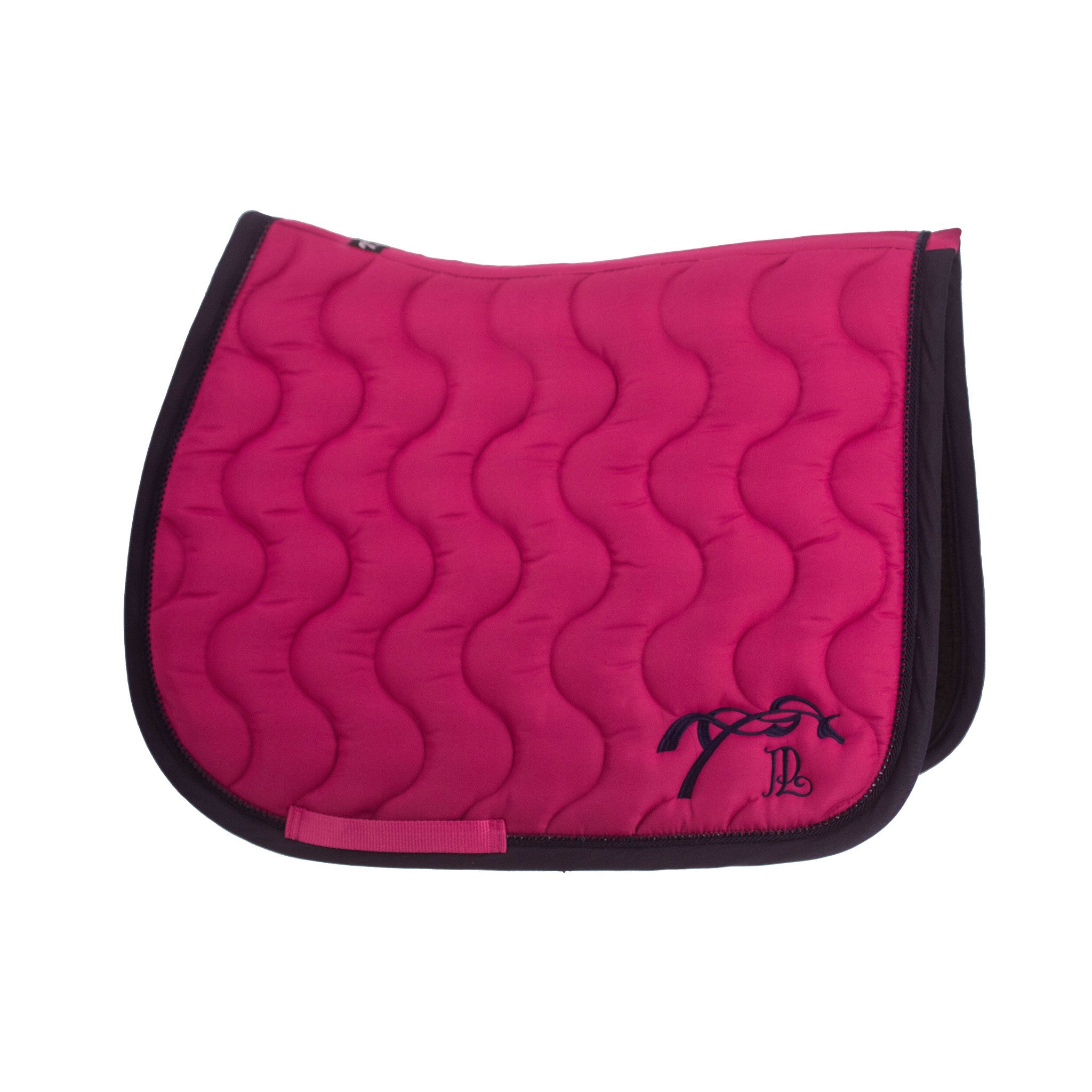 Pénélope Diamant Saddle Pad - All purpose Fuchsia/navy blue 204846132