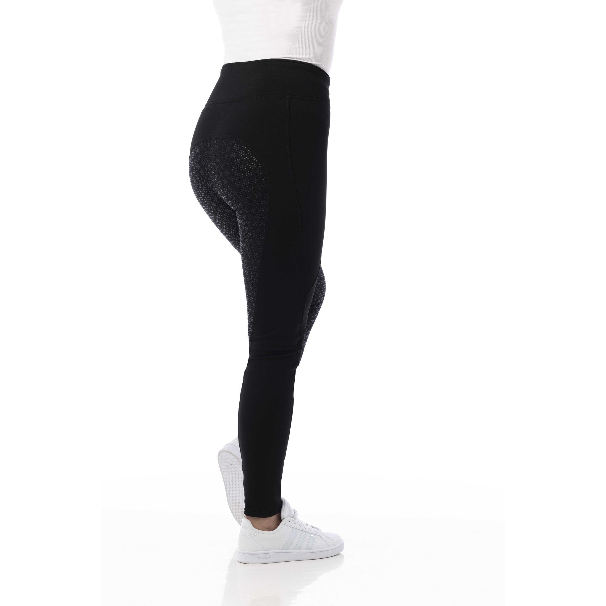 EQUITHÈME Dolomyt softshell Leggings full silicone - Ladies Black 979143236