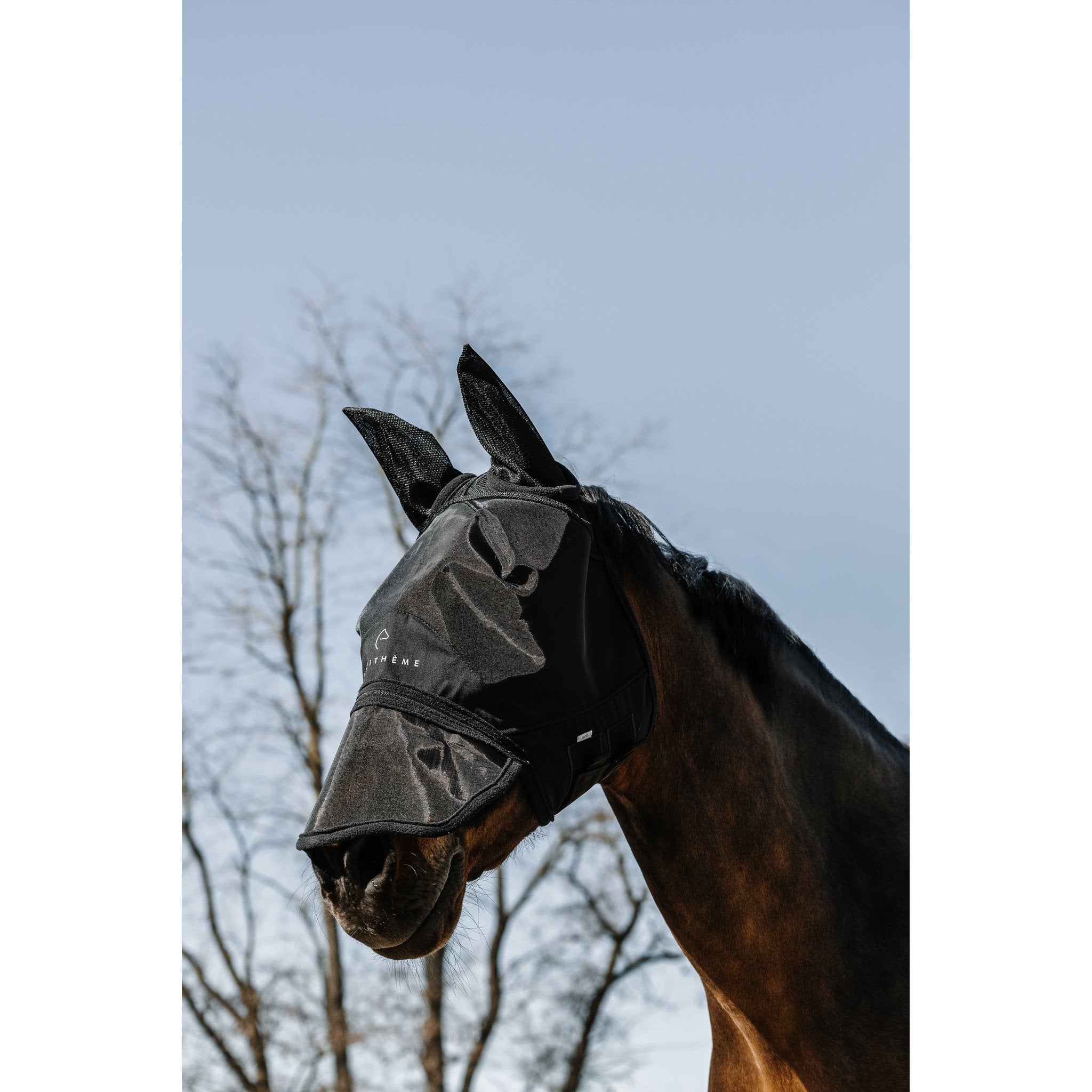 EQUITHÈME Zipper Anti UV Fly Mask Black 306035203