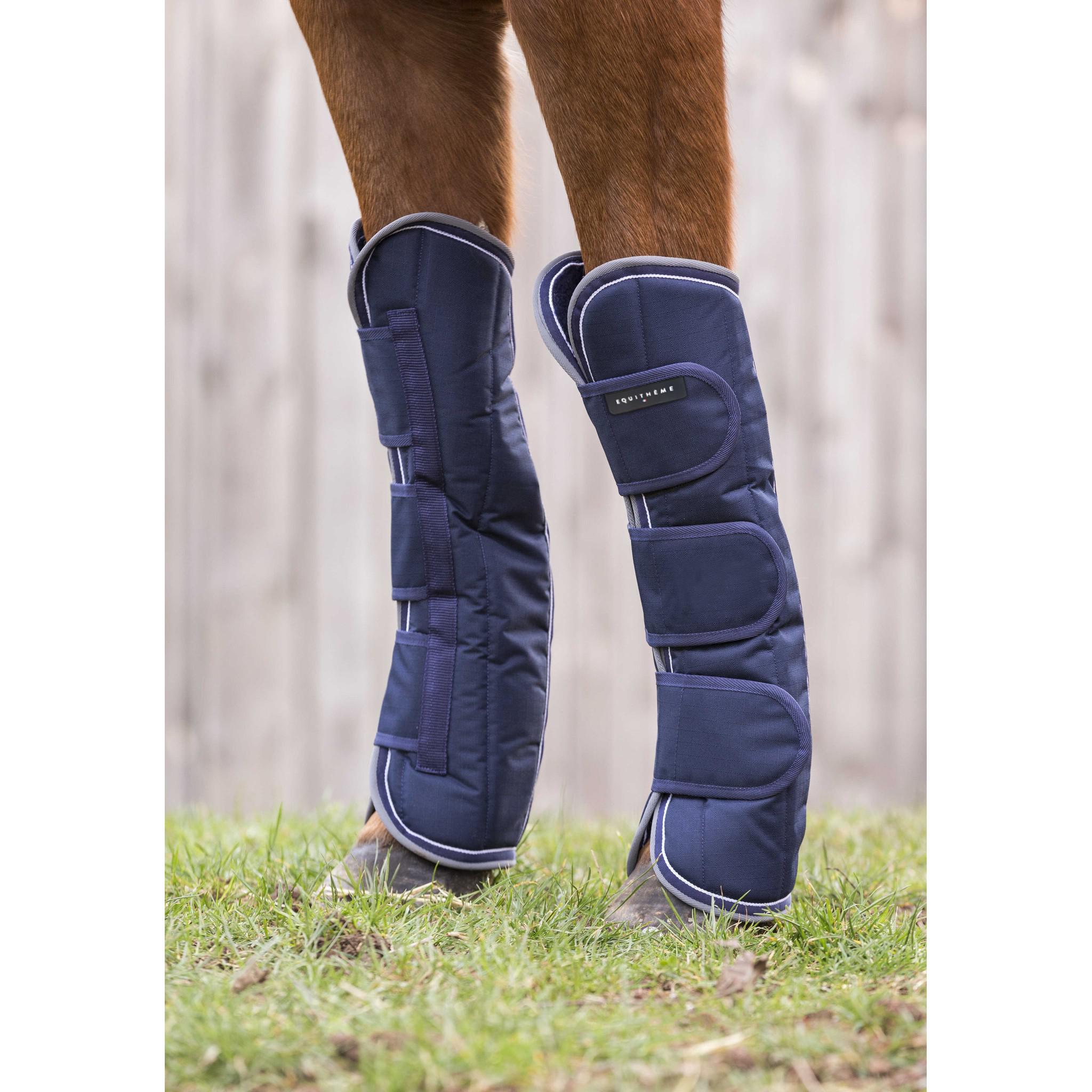 EQUITHÈME Tyrex 600D Shipping boots Navy blue/grey 402080003