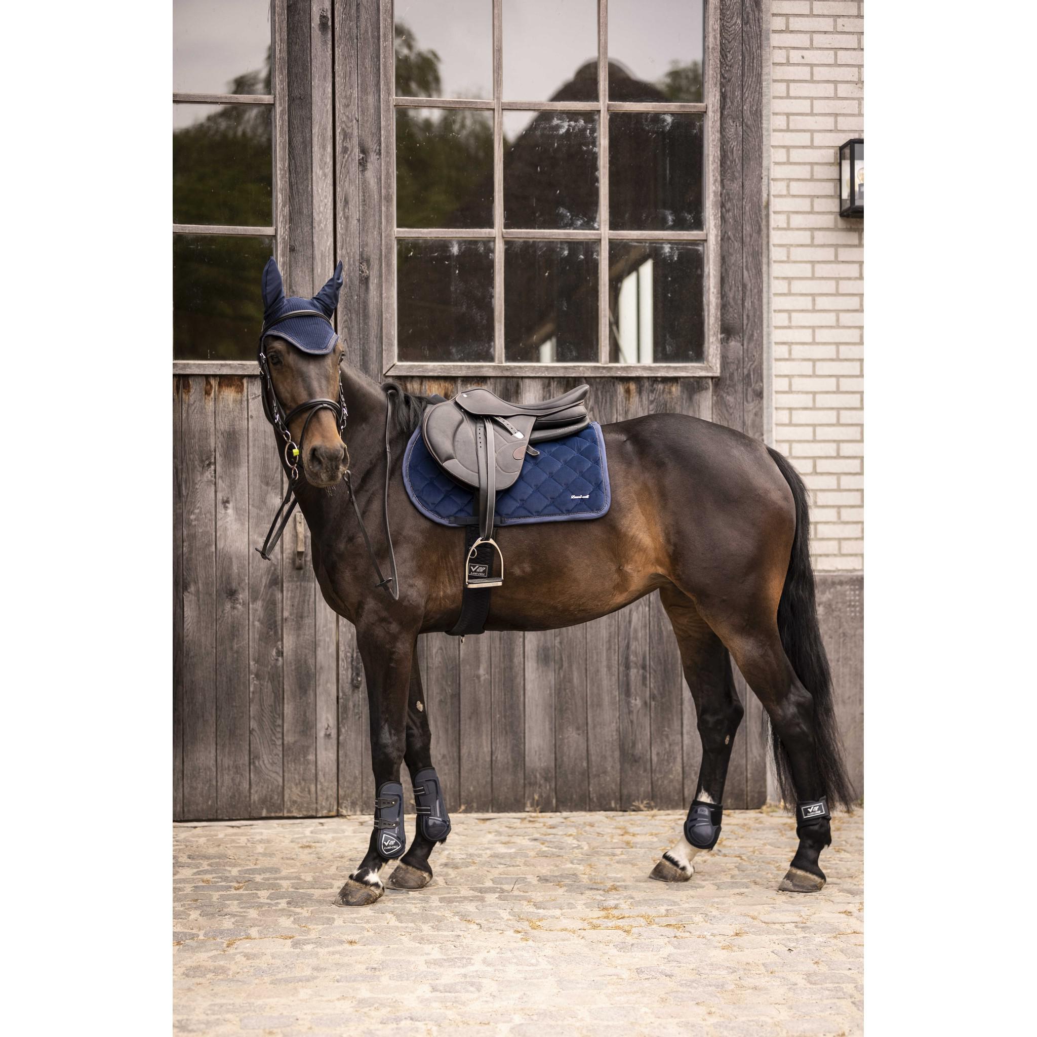 Lami-Cell Galaxy Velvet Saddle Pad - All purpose Navy blue 220033307