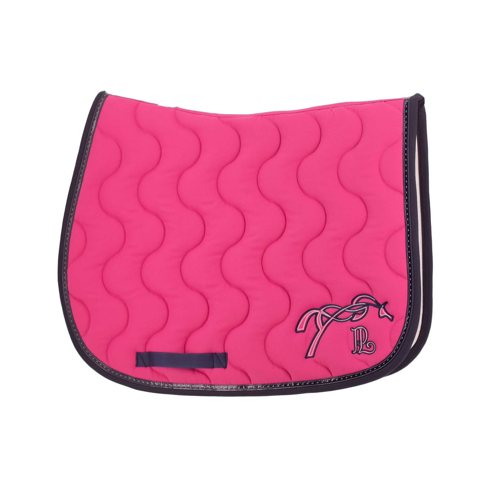 Pénélope Team Saddle Pad - All purpose Fuchsia/navy blue 204801327