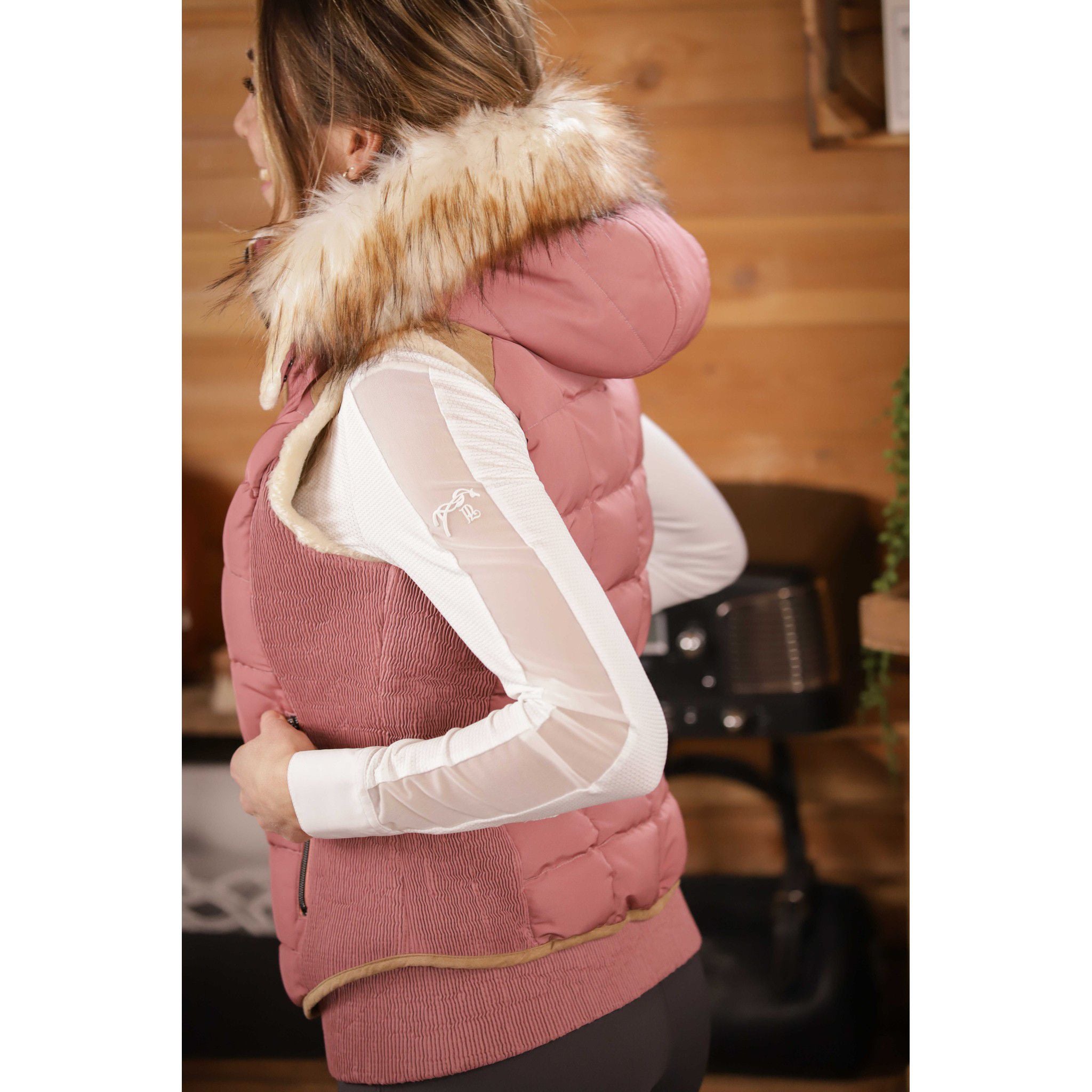 Pénélope New Roge Padded Jacket - Ladies Antique pink 978806160