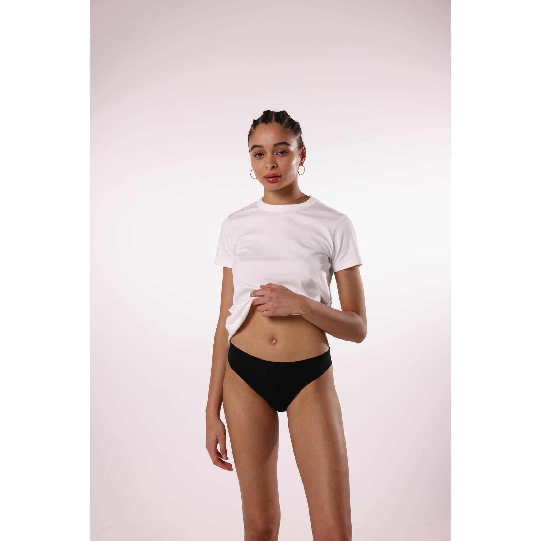 SMOON 2-Pack Menstrual Panties for Medium and Heavy Flow - Women Black - 983401022_ambi_4