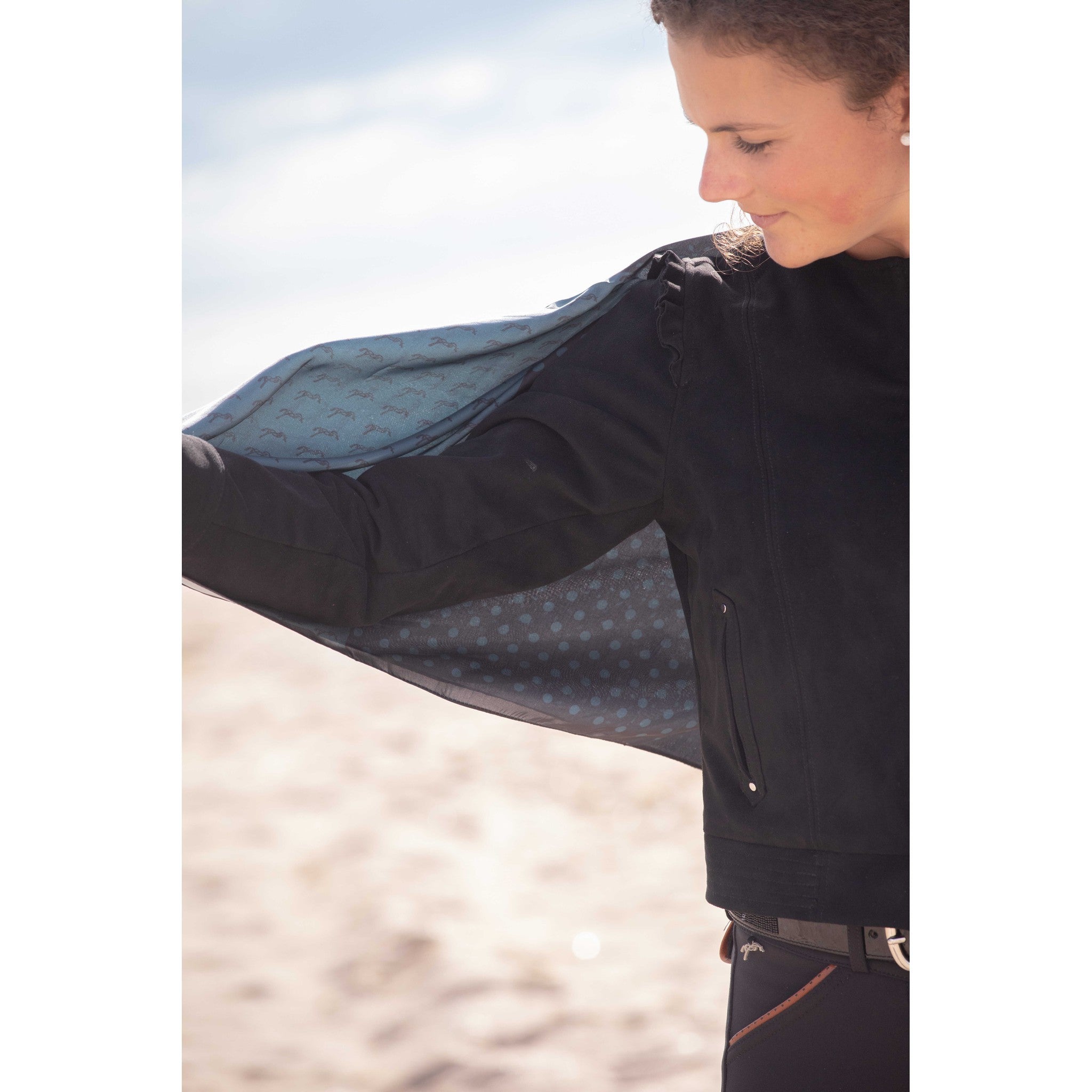 Pénélope Alix stole Black 985853002