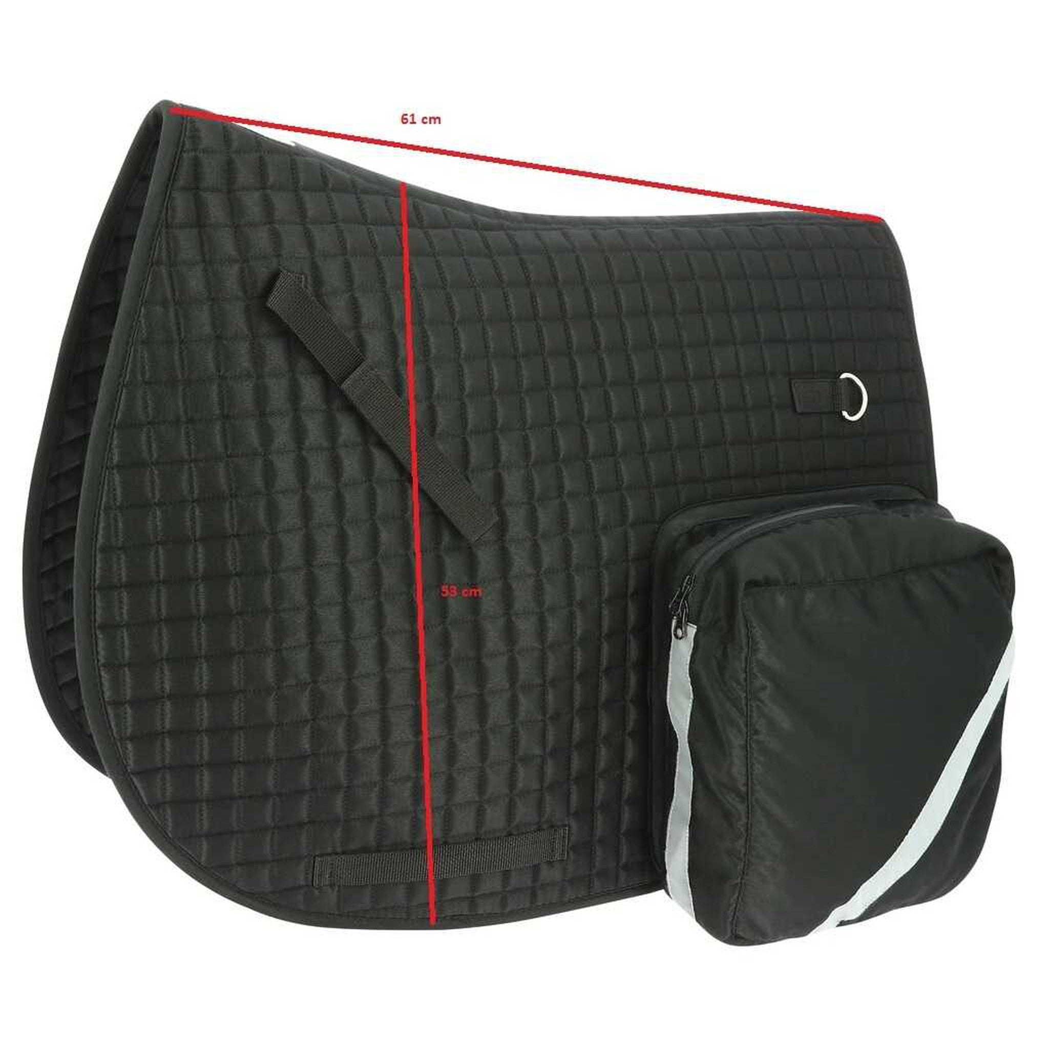 Randol's Hiking Saddle pad Black 204477002