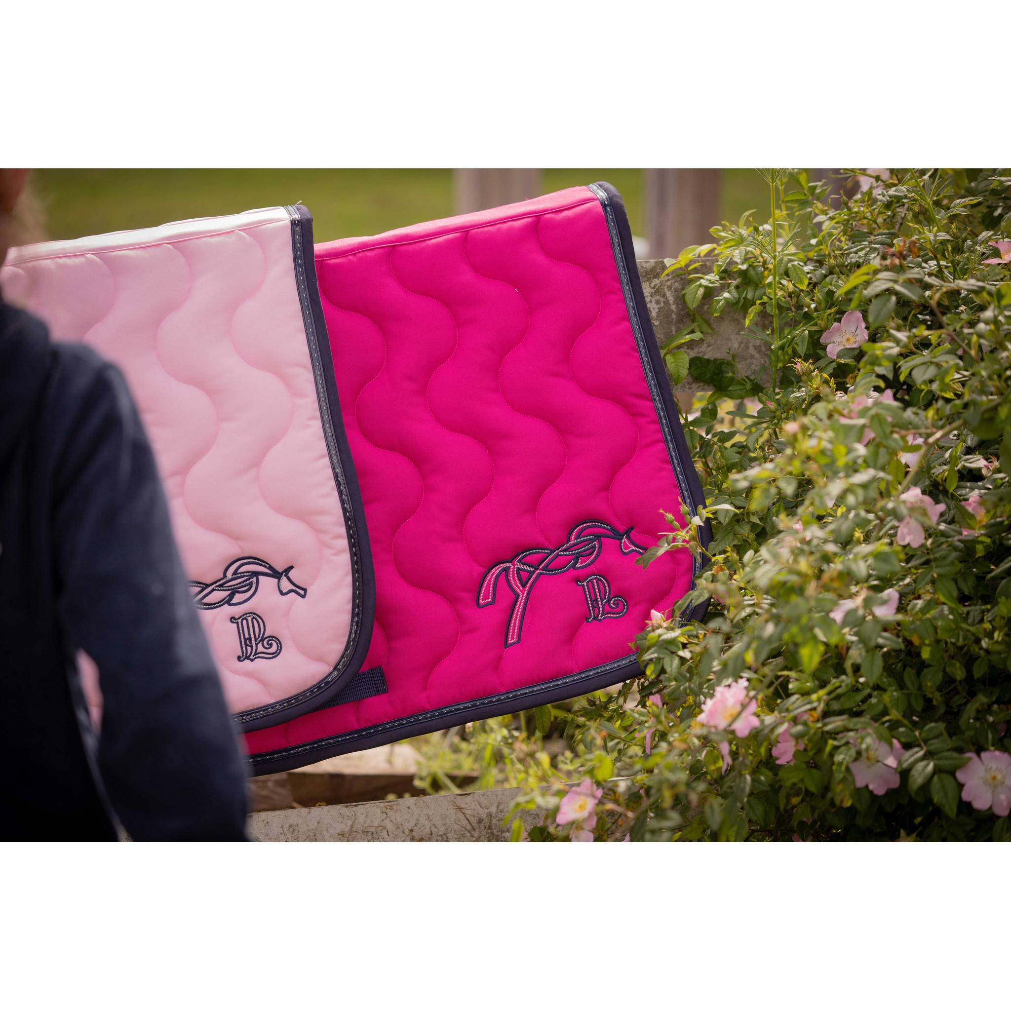 Pénélope Team Saddle Pad - All purpose Fuchsia/navy blue 204801327
