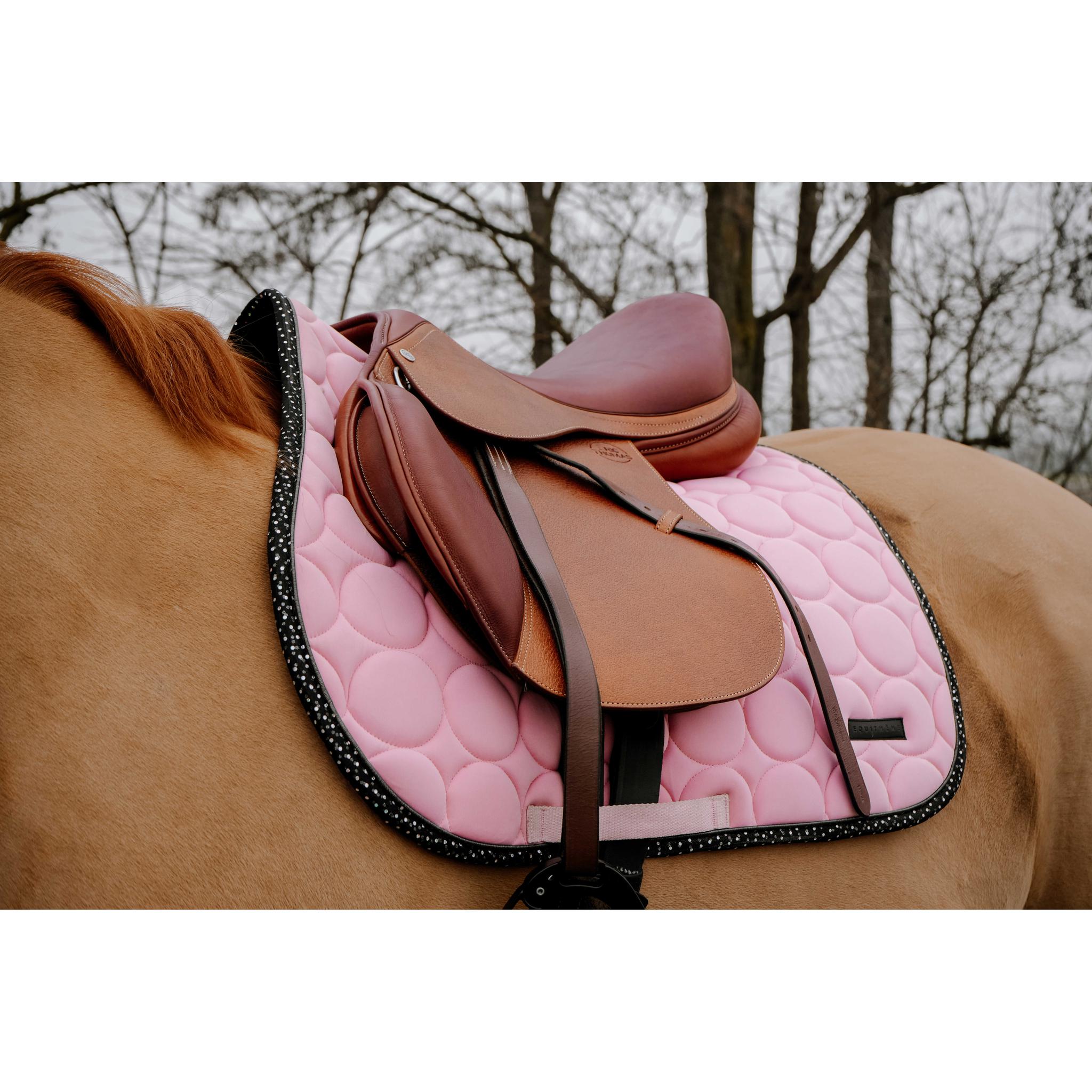 EQUITHÈME Disco All-Purpose Saddle Pad Antique pink - 204018013_ambi_3