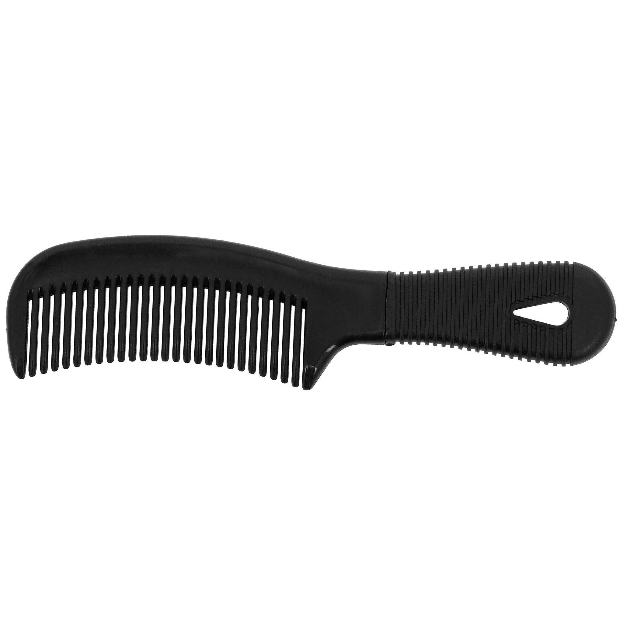 Hippo-Tonic “Soft” P.V.C. comb, large Black 700053002