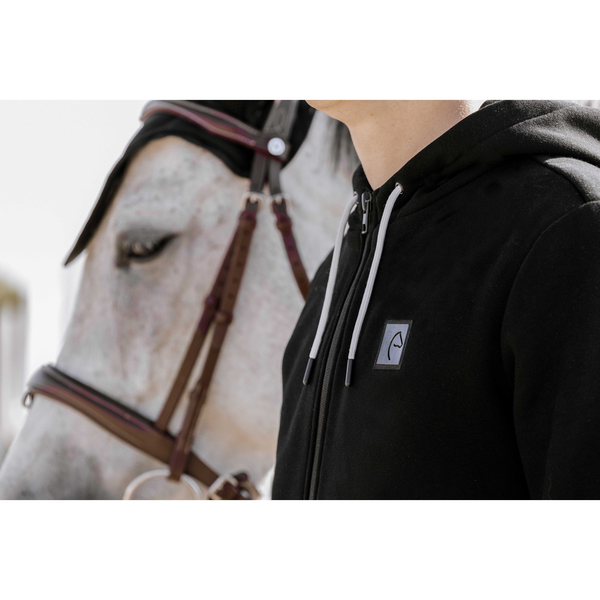 EQUITHÈME Olwen Heated Sweatshirt - Adult Black 981006023