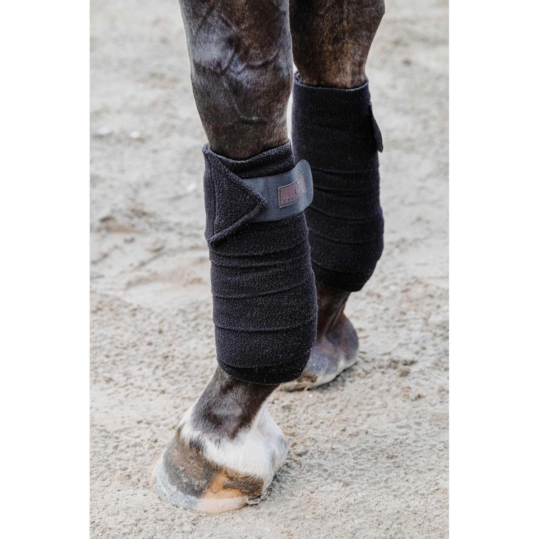 EQUITHÈME Polo Wraps Black 540068002